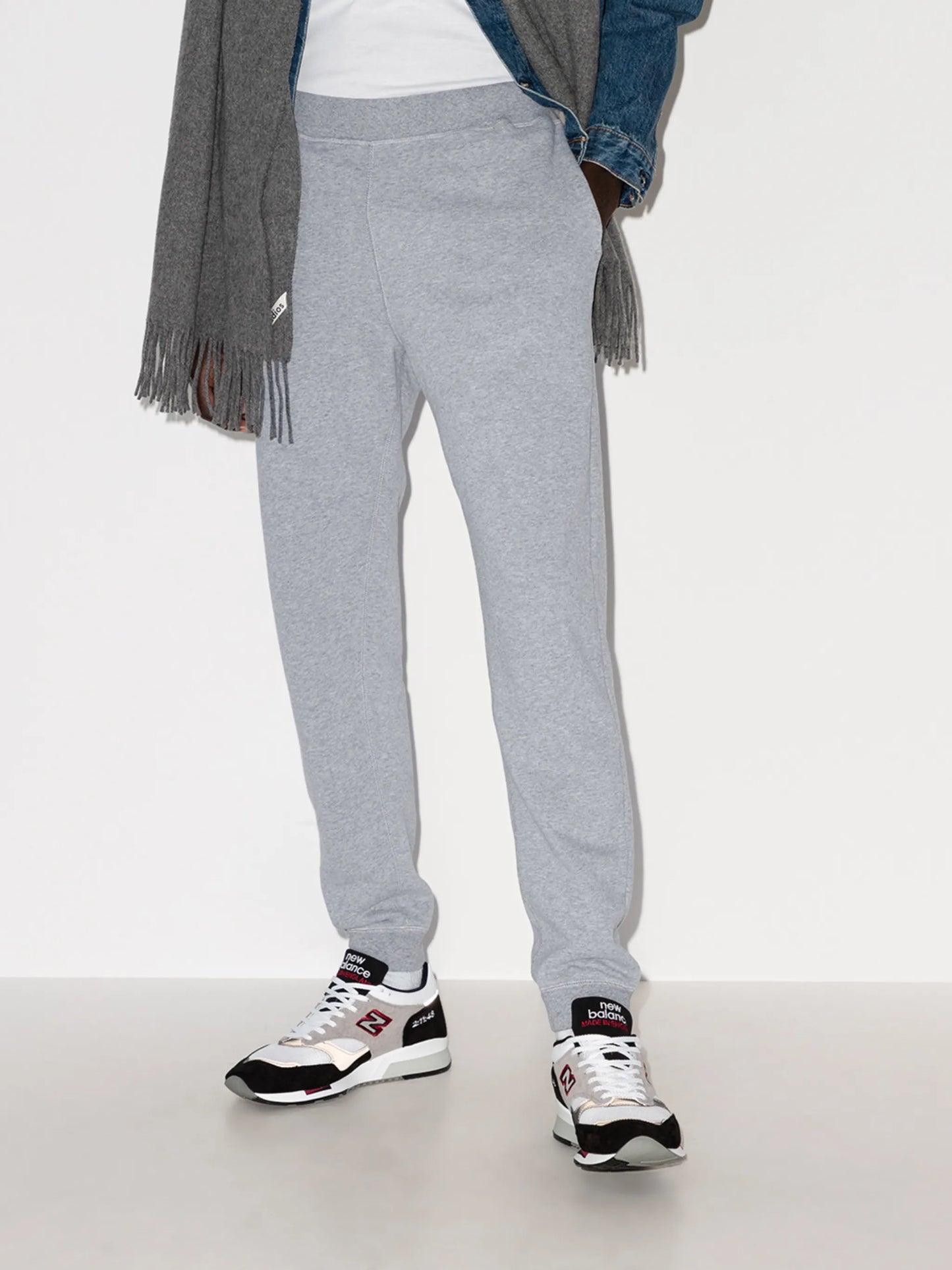 loopback track pants