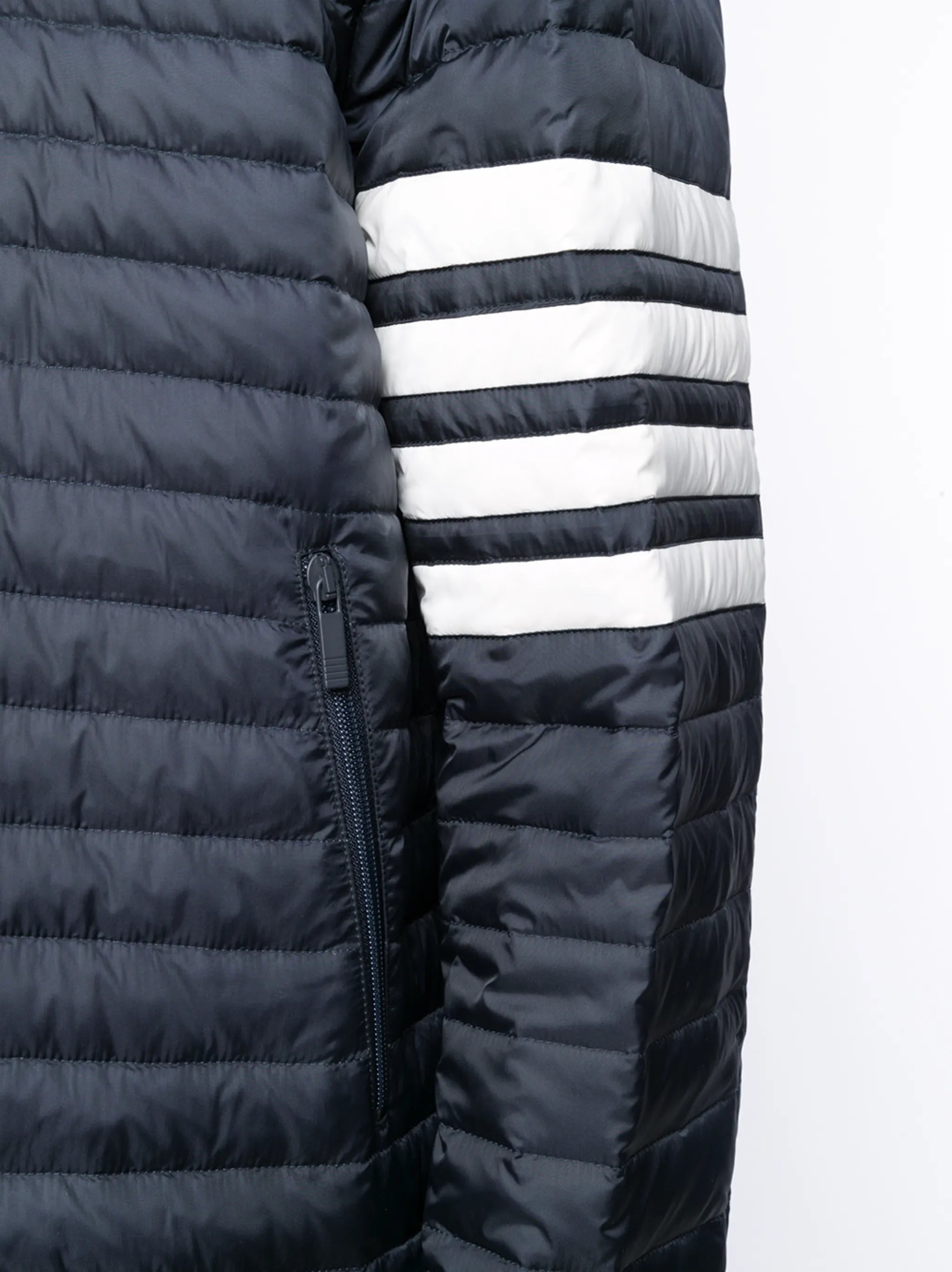 matte nylon 4-Bar down filled quilted jacket