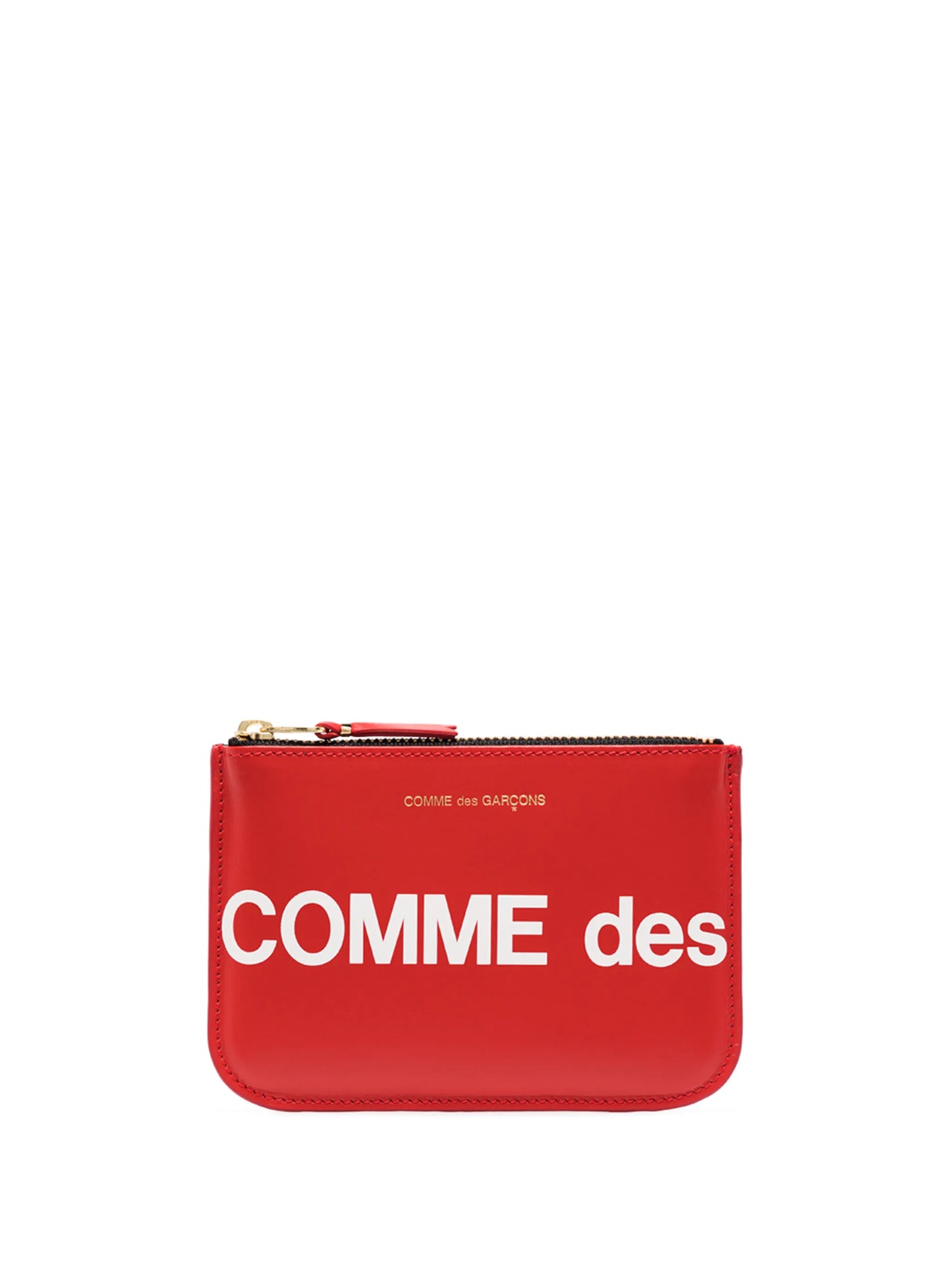 small logo-print pouch