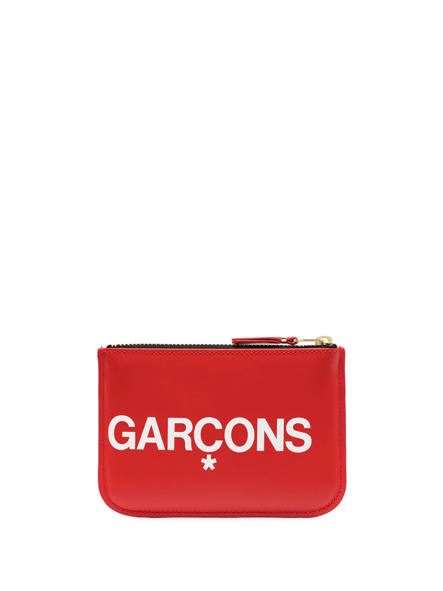 small logo-print pouch