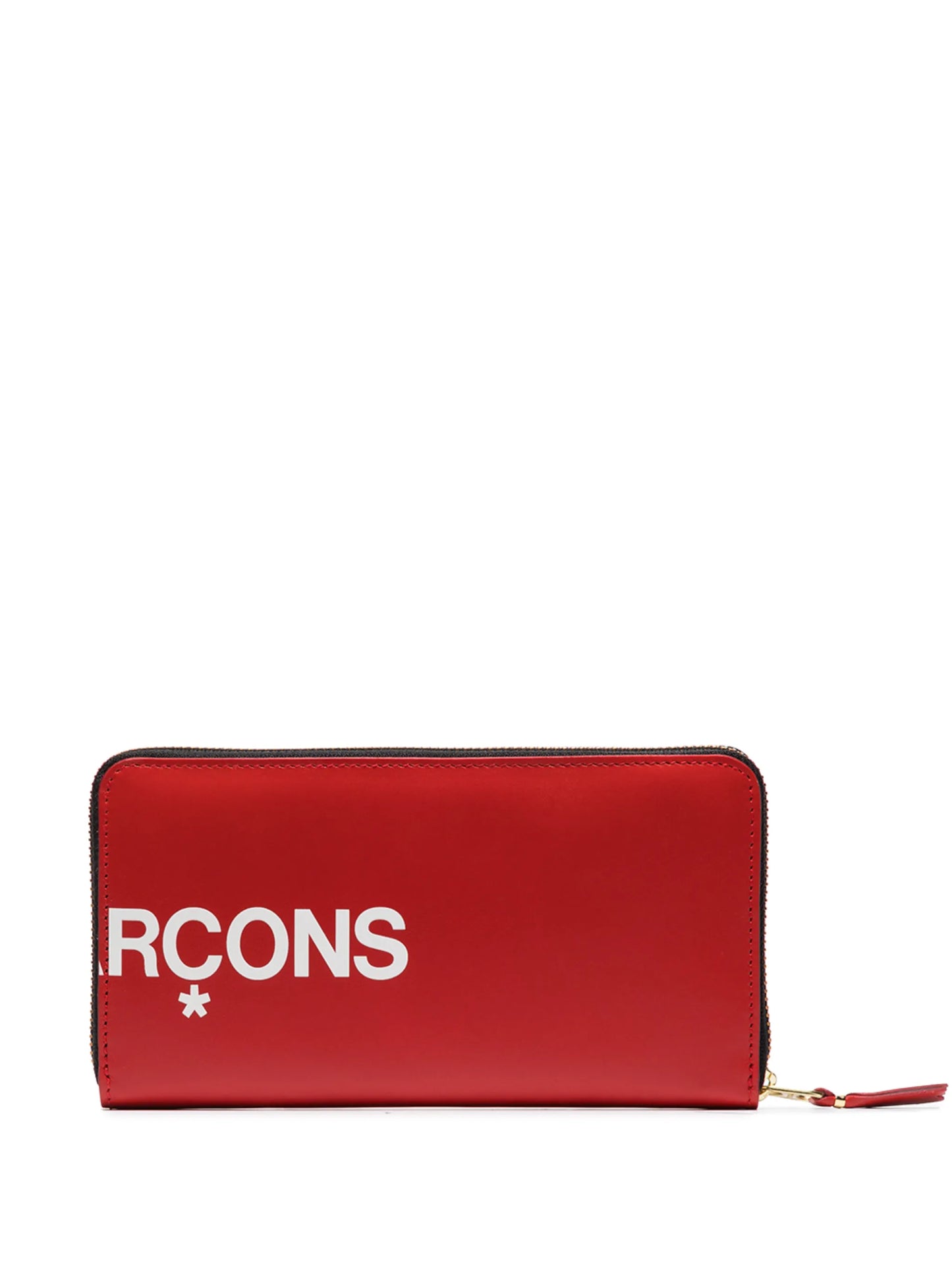logo-print continental wallet