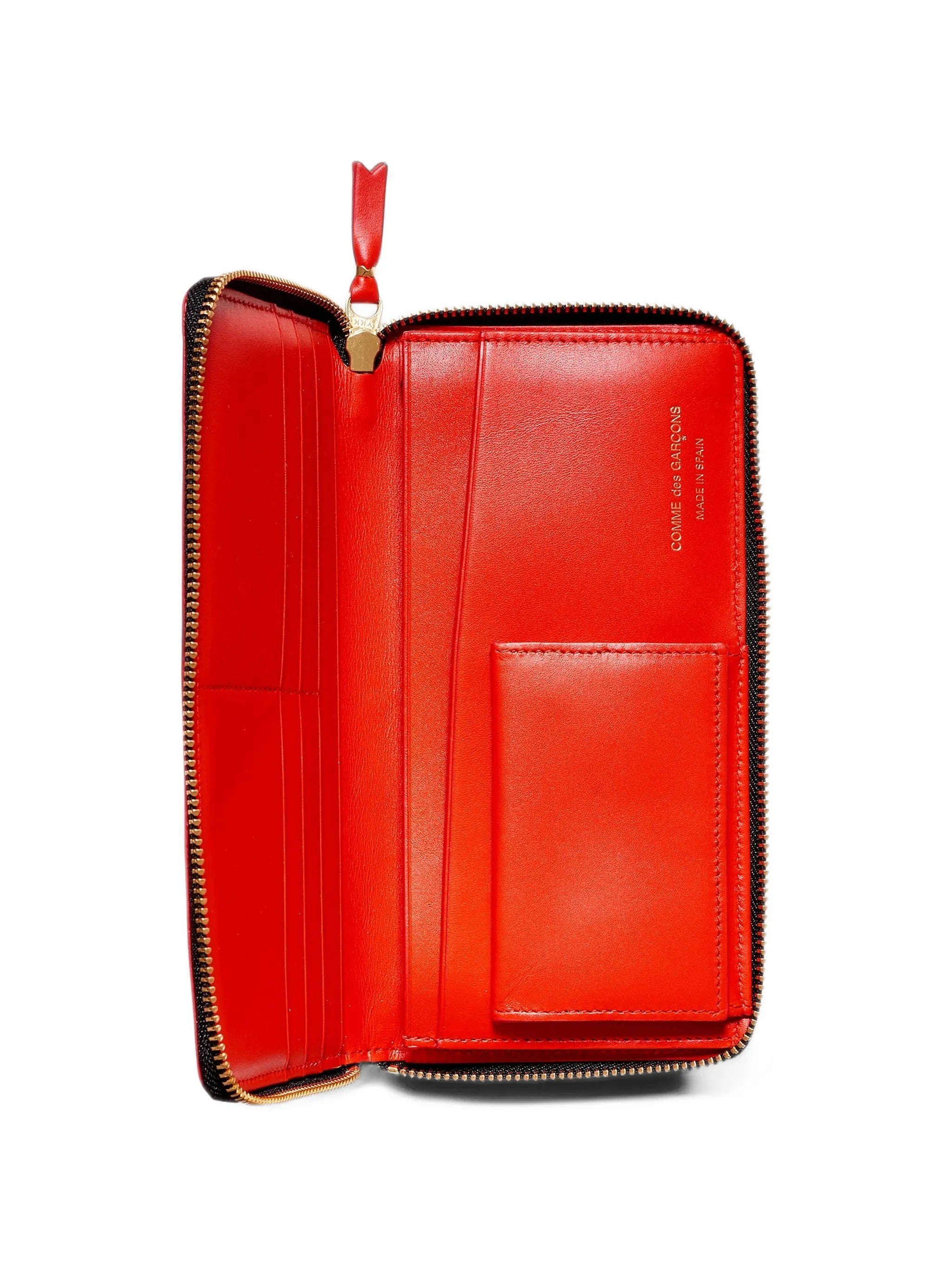 logo-print continental wallet