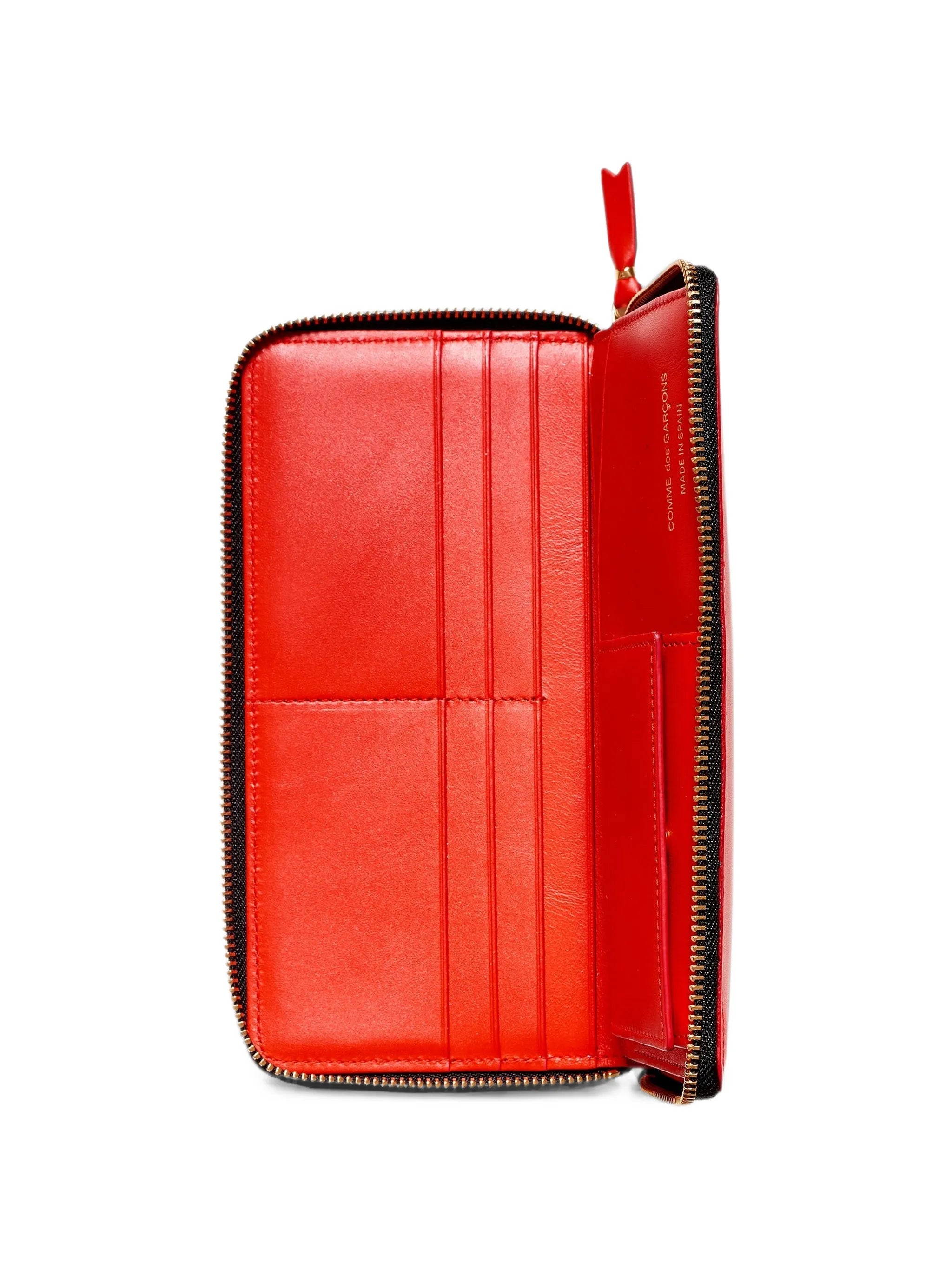 logo-print continental wallet
