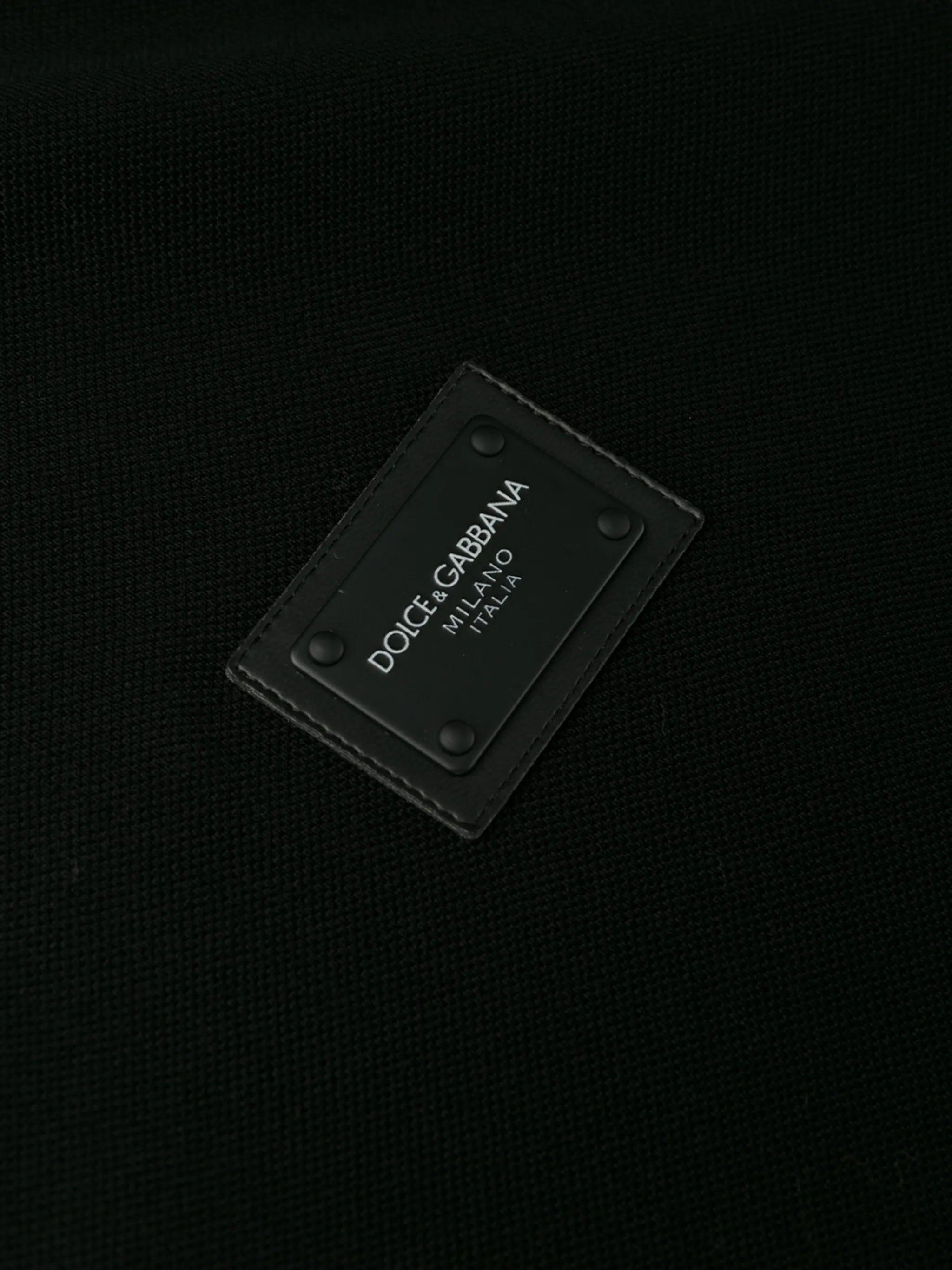 logo-tag piqué polo shirt