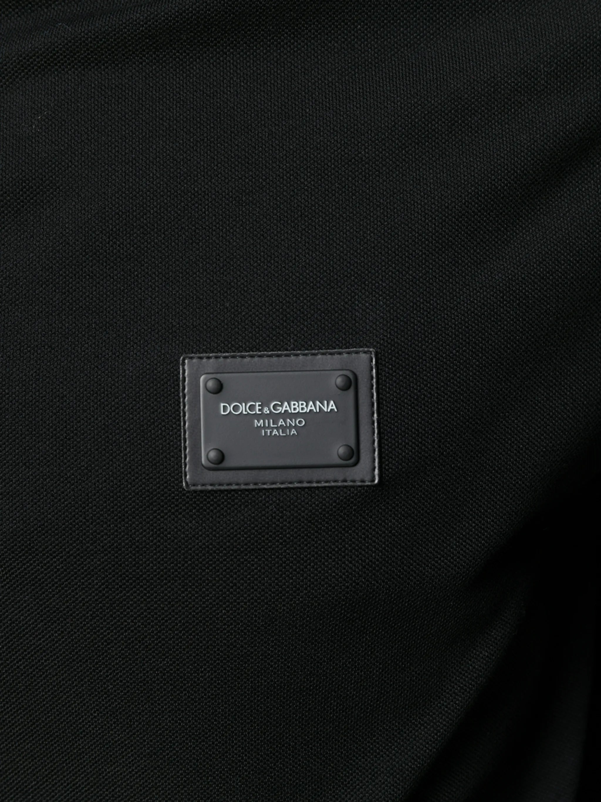logo-tag piqué polo shirt