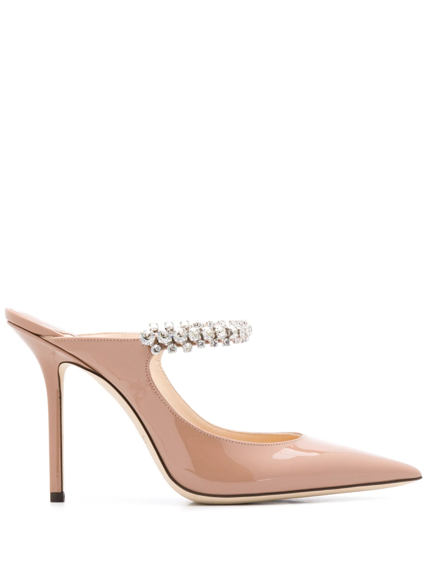 Bing 100 crystal-embellished heeled mules