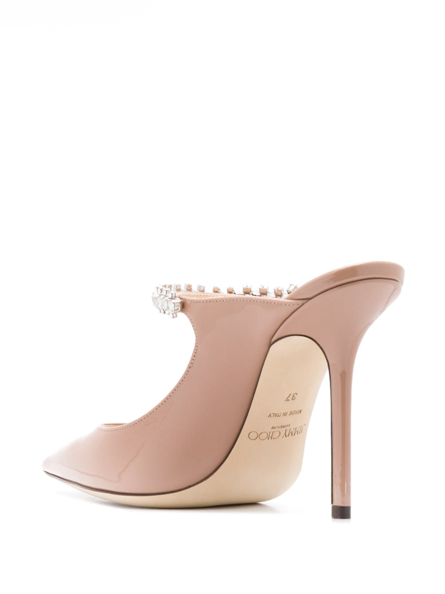 Bing 100 crystal-embellished heeled mules