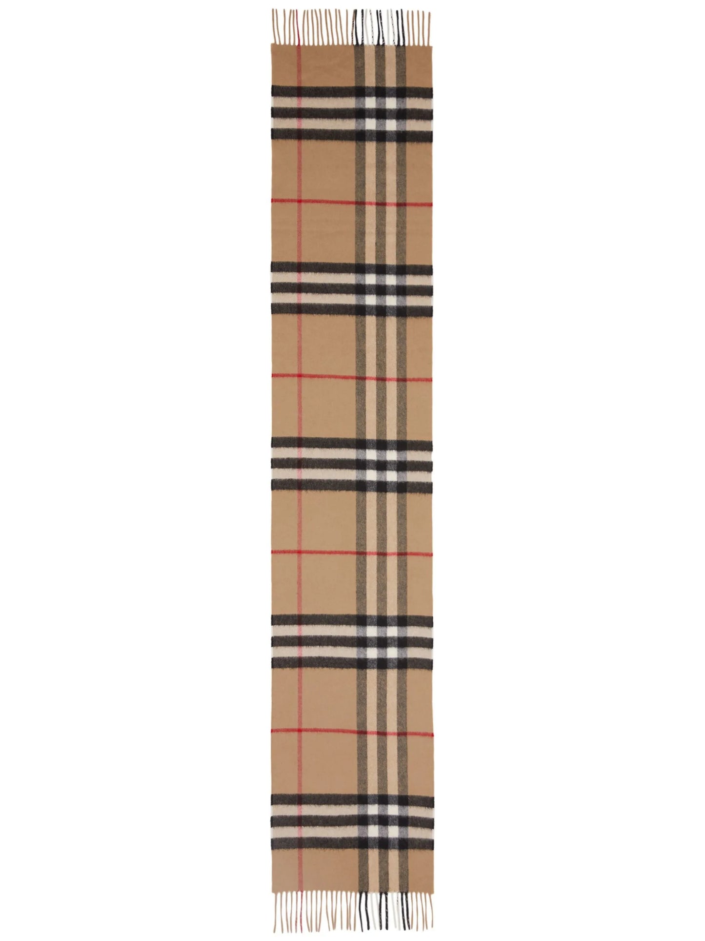 classic check cashmere scarf