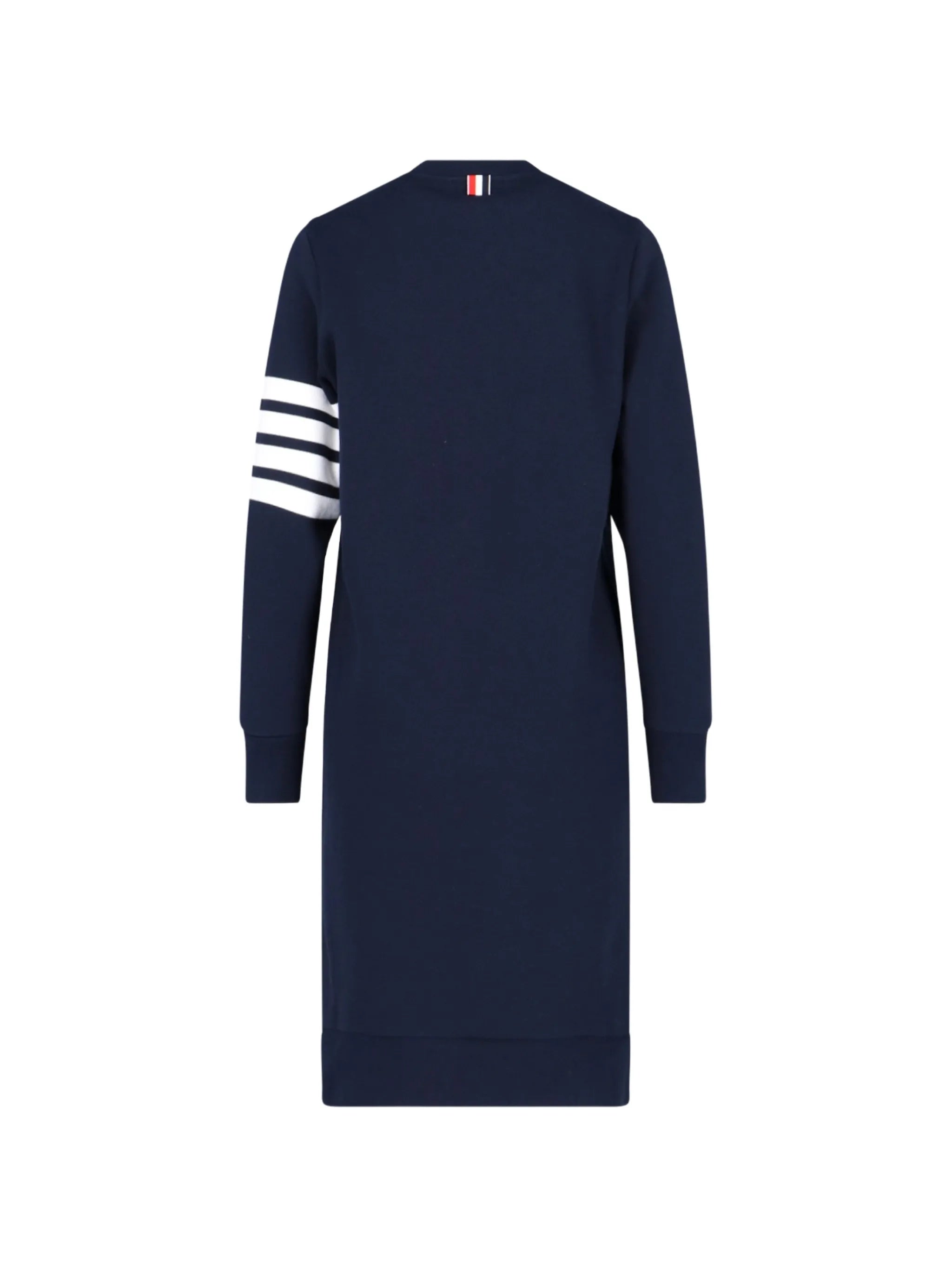 4-Bar stripe midi dress