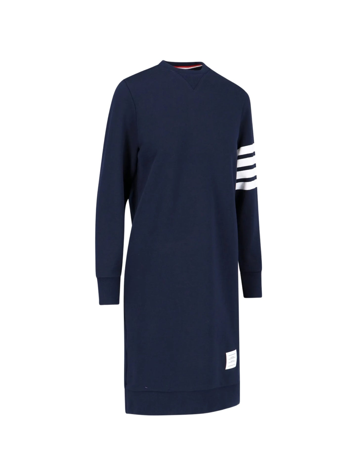 4-Bar stripe midi dress
