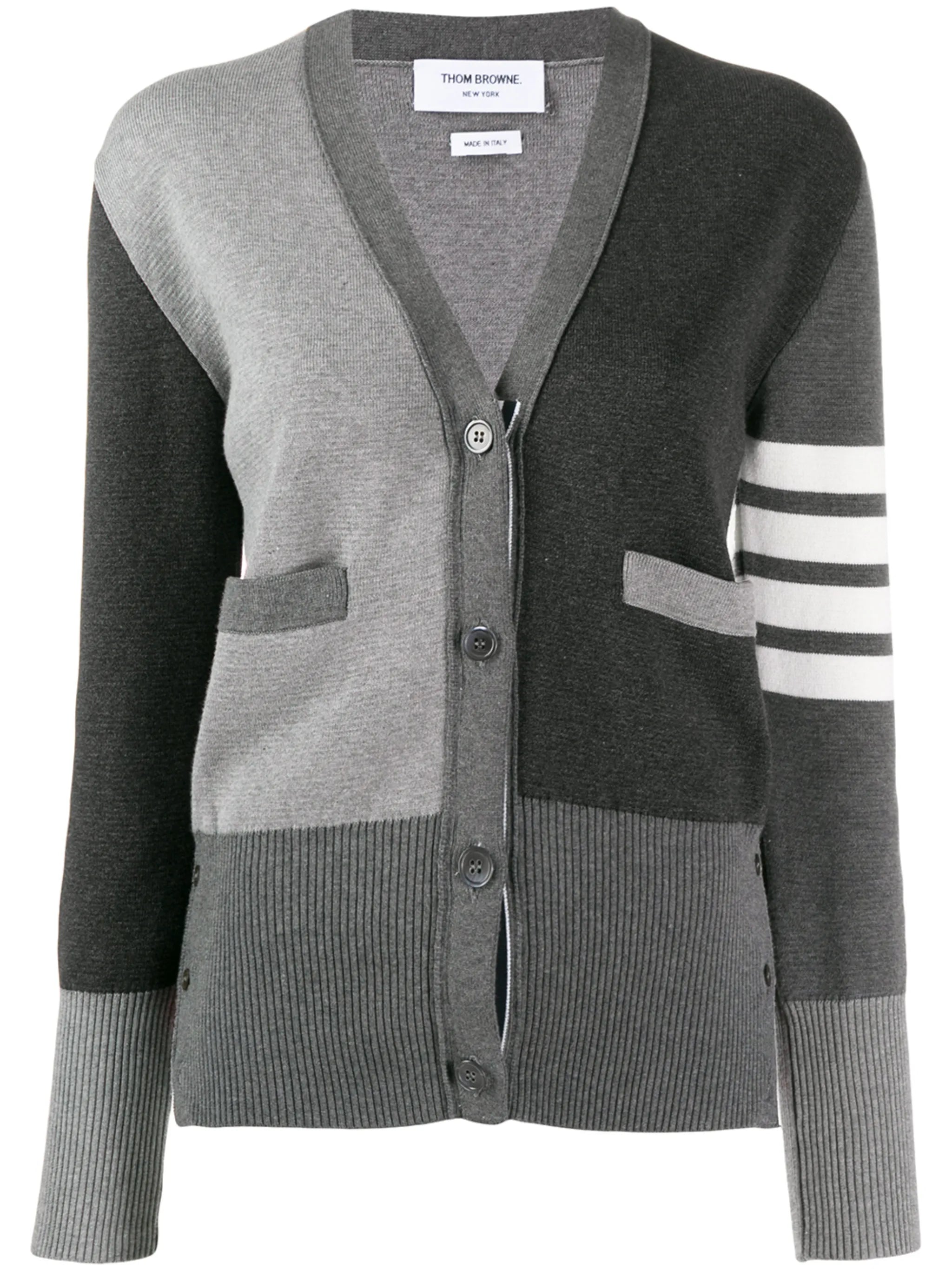 Funmix 4-Bar v-neck cardigan