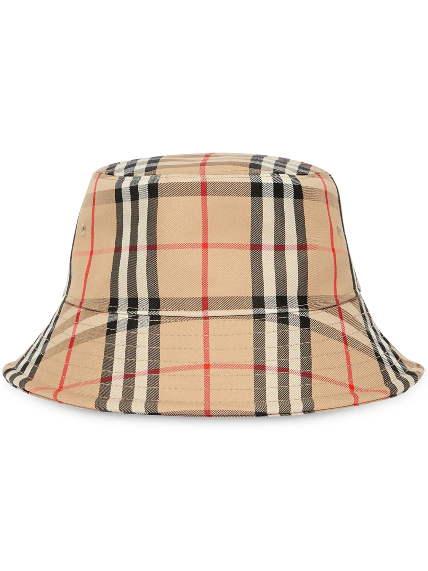 Vintage check bucket hat
