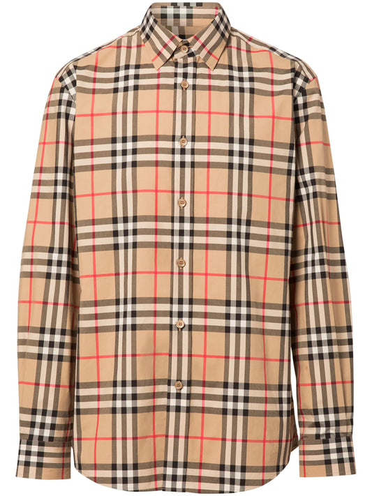 Vintage Check cotton poplin shirt