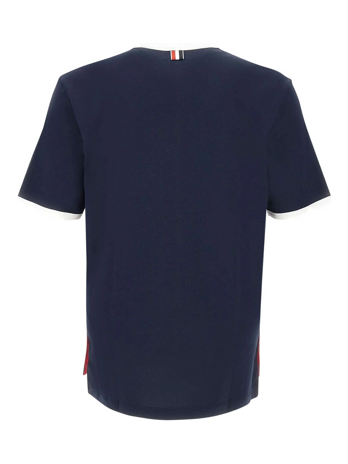 contrasting-trim T-shirt