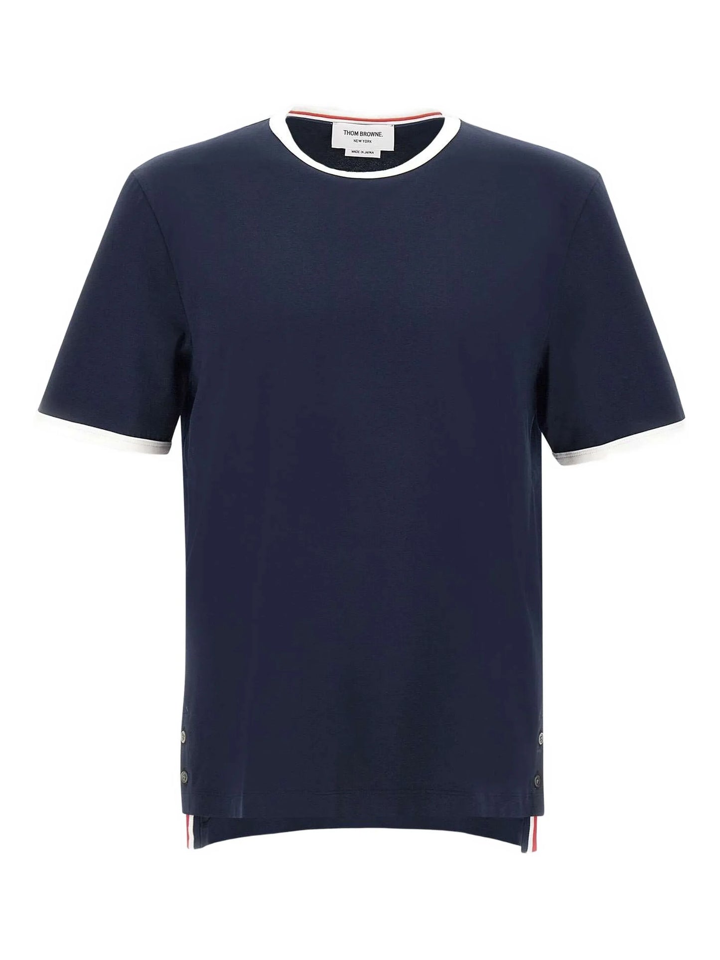 contrasting-trim T-shirt