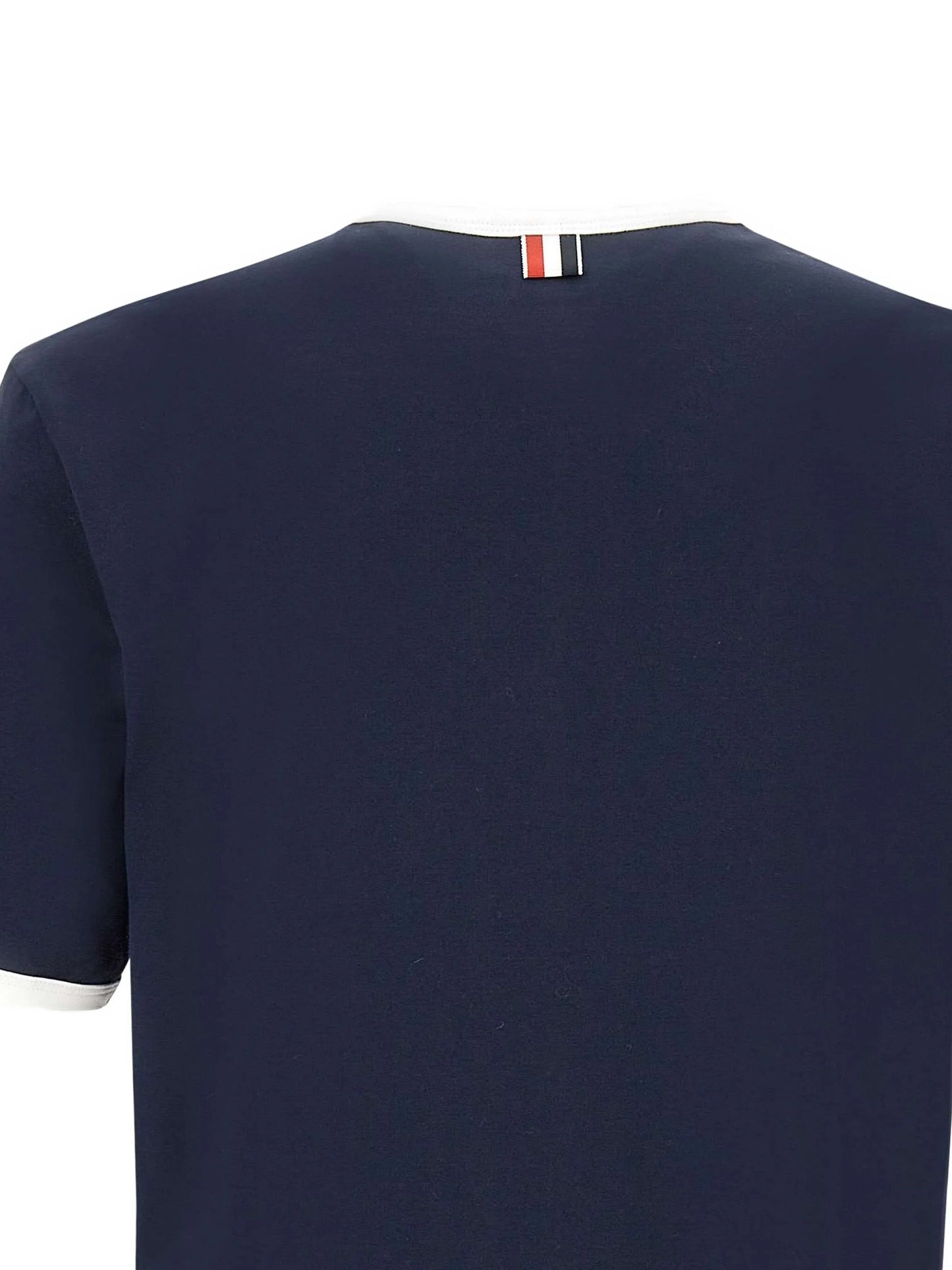 contrasting-trim T-shirt
