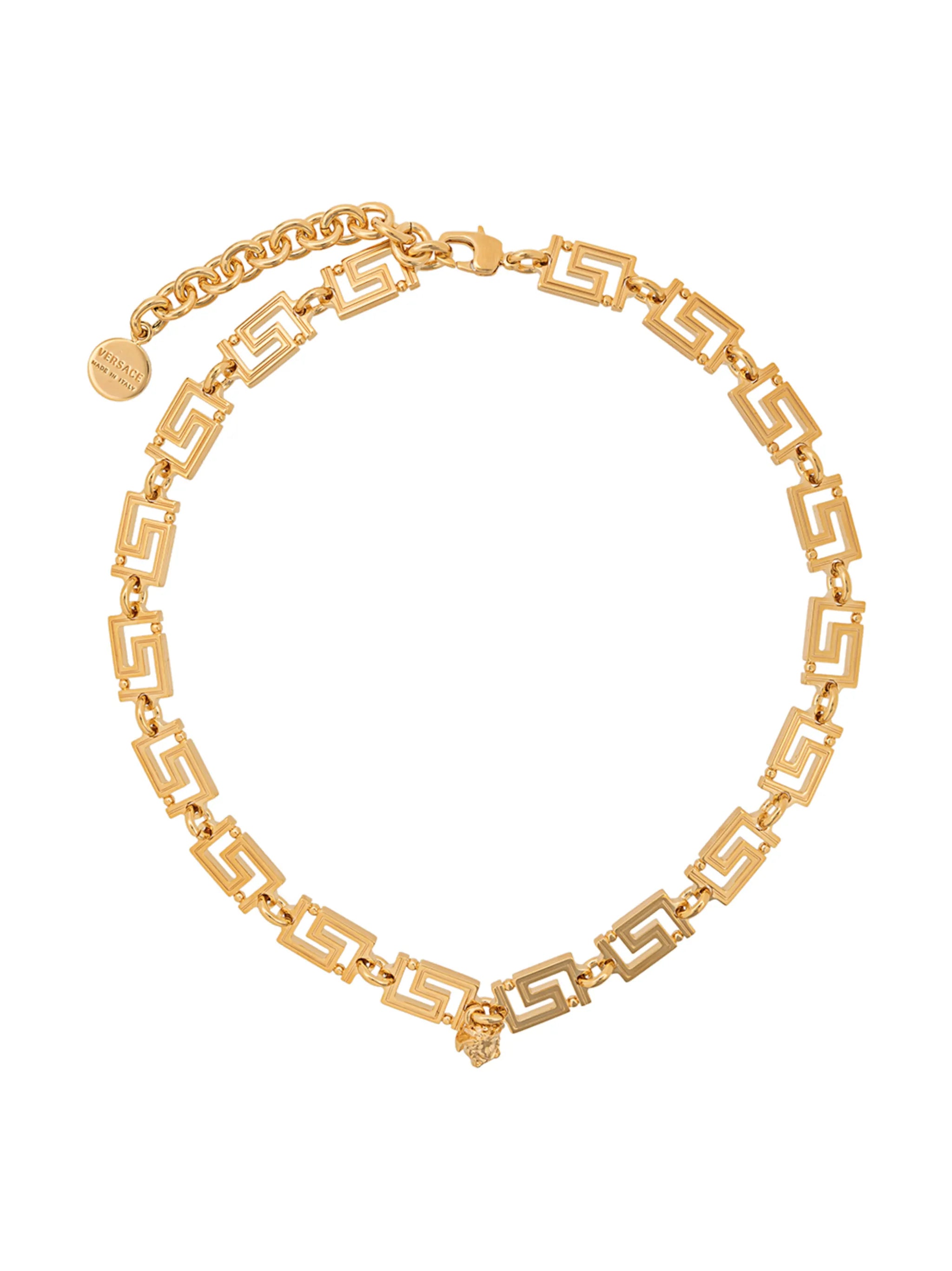 Greca chain necklace