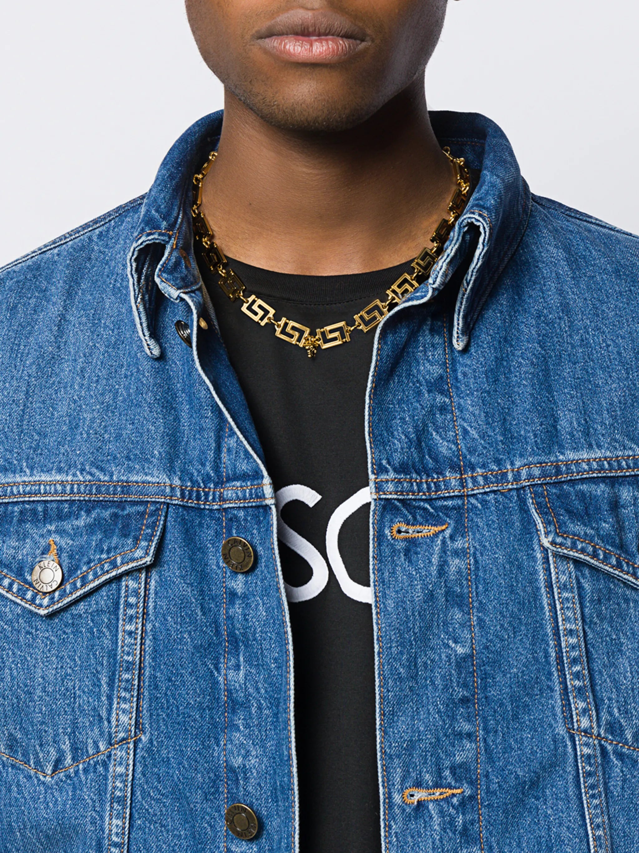 Greca chain necklace