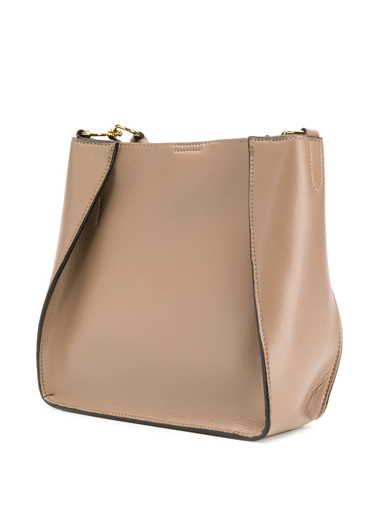perforated logo shoulder bag