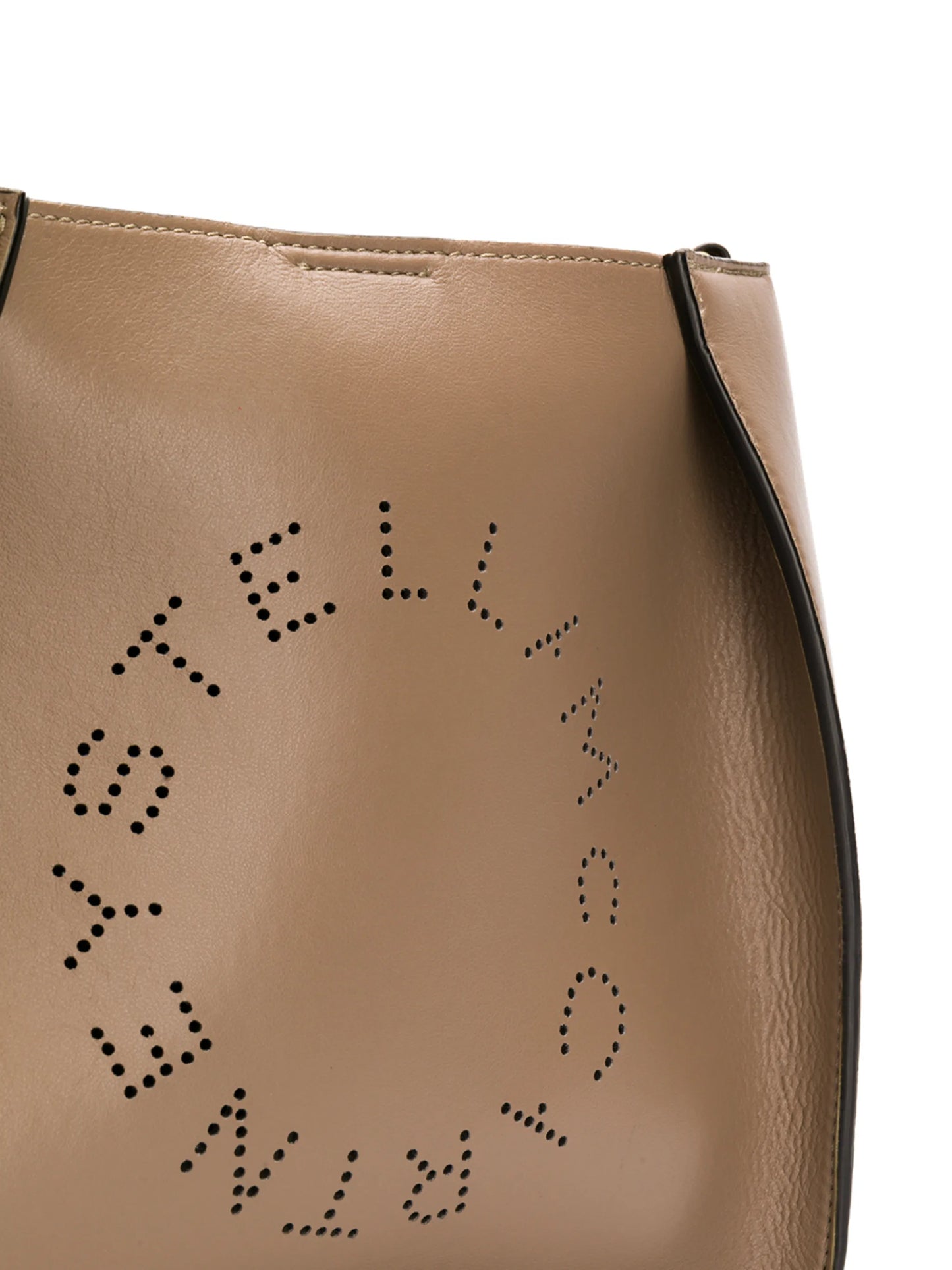 perforated logo shoulder bag