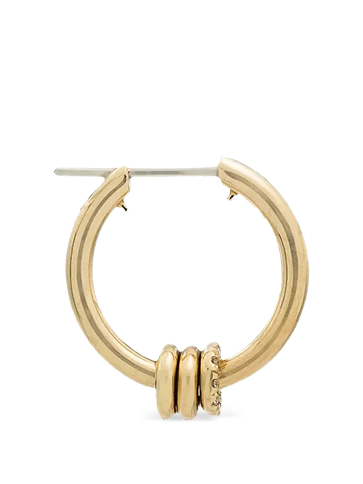 Ara diamond hoop earrings