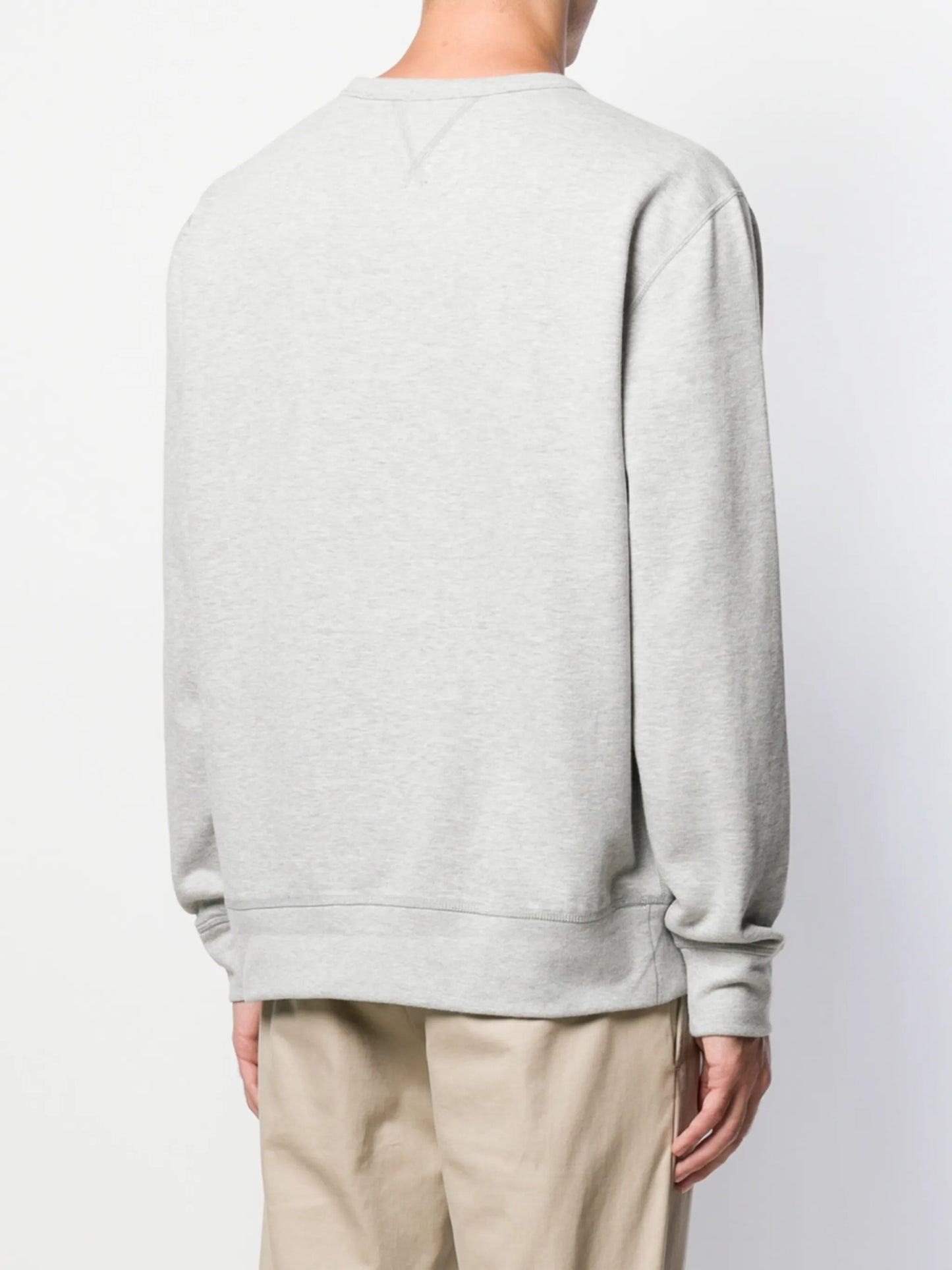 Pony-motif fleece-texture sweatshirt