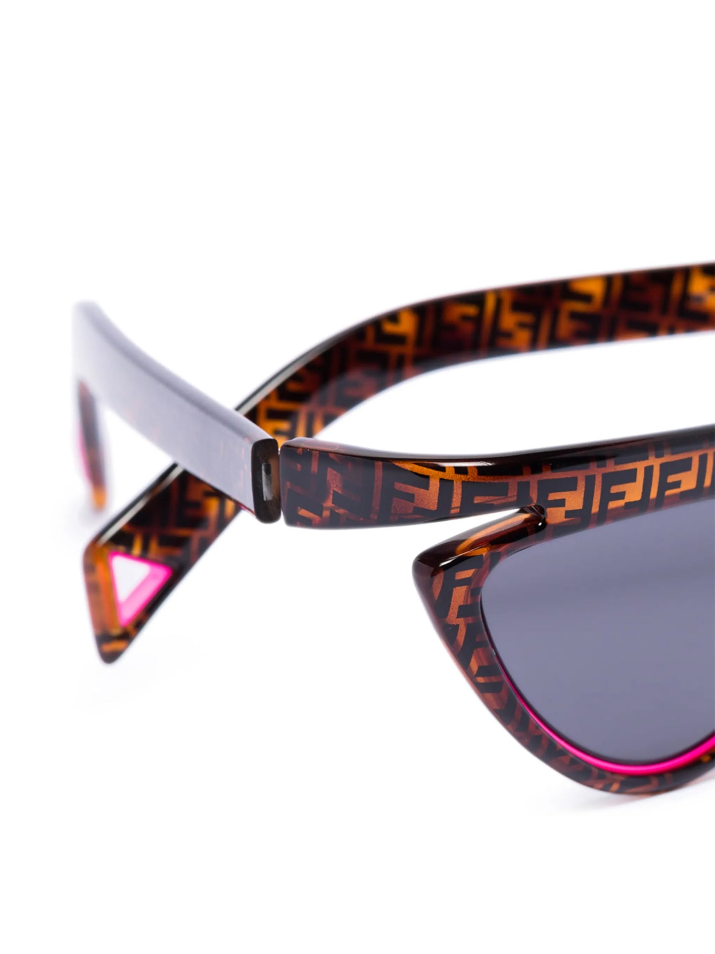 monogram print cat eye sunglasses
