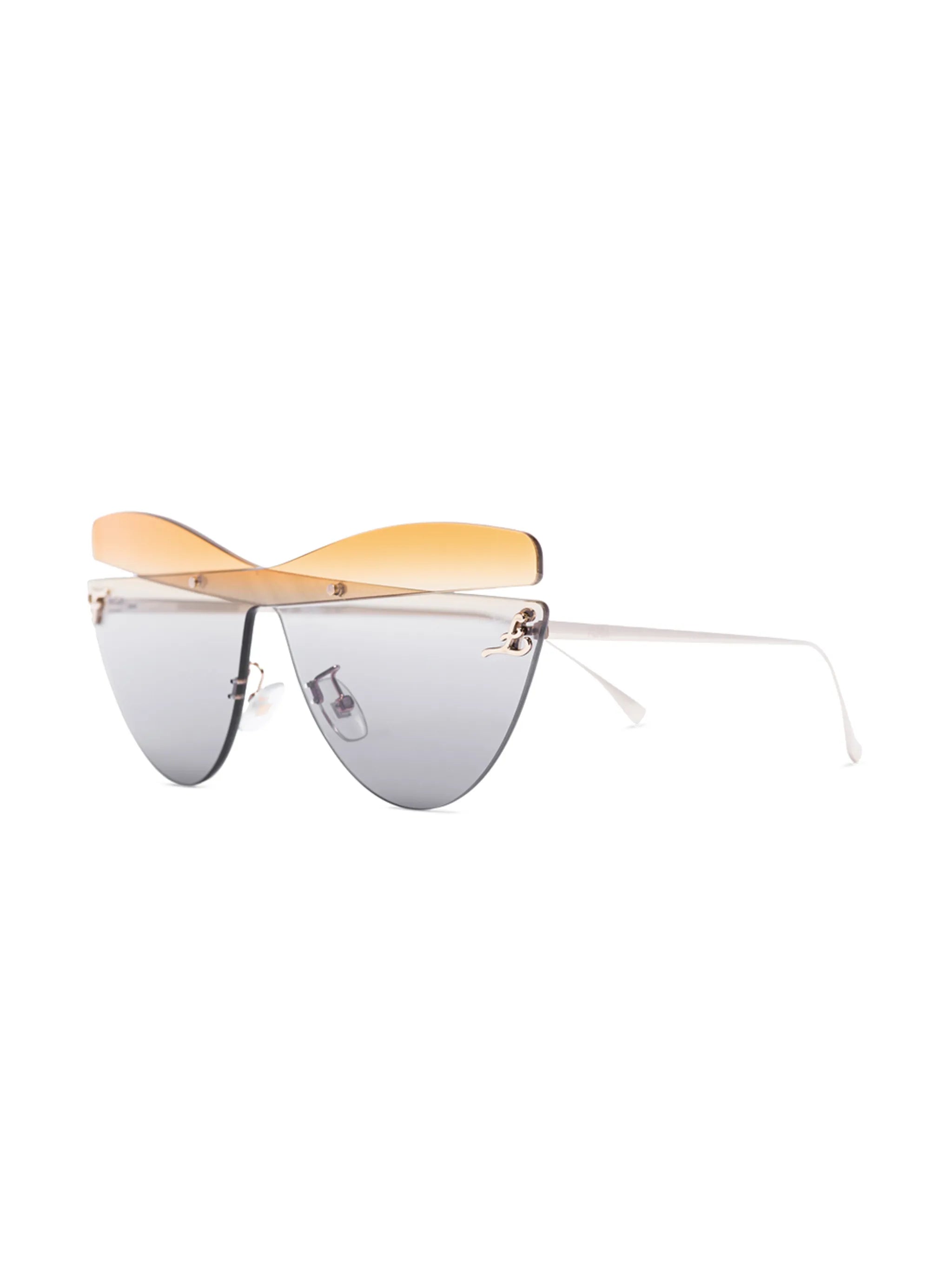 cut-out cat eye sunglasses