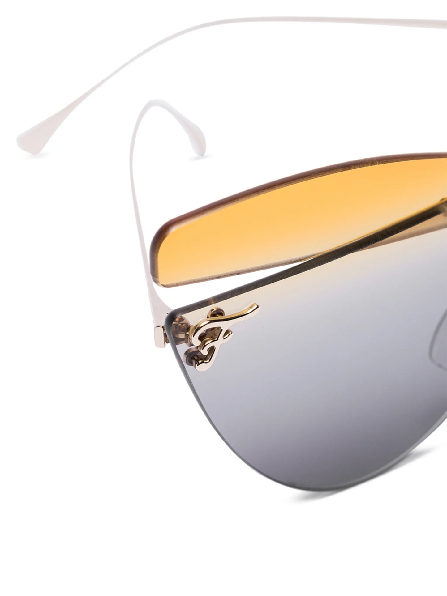 cut-out cat eye sunglasses