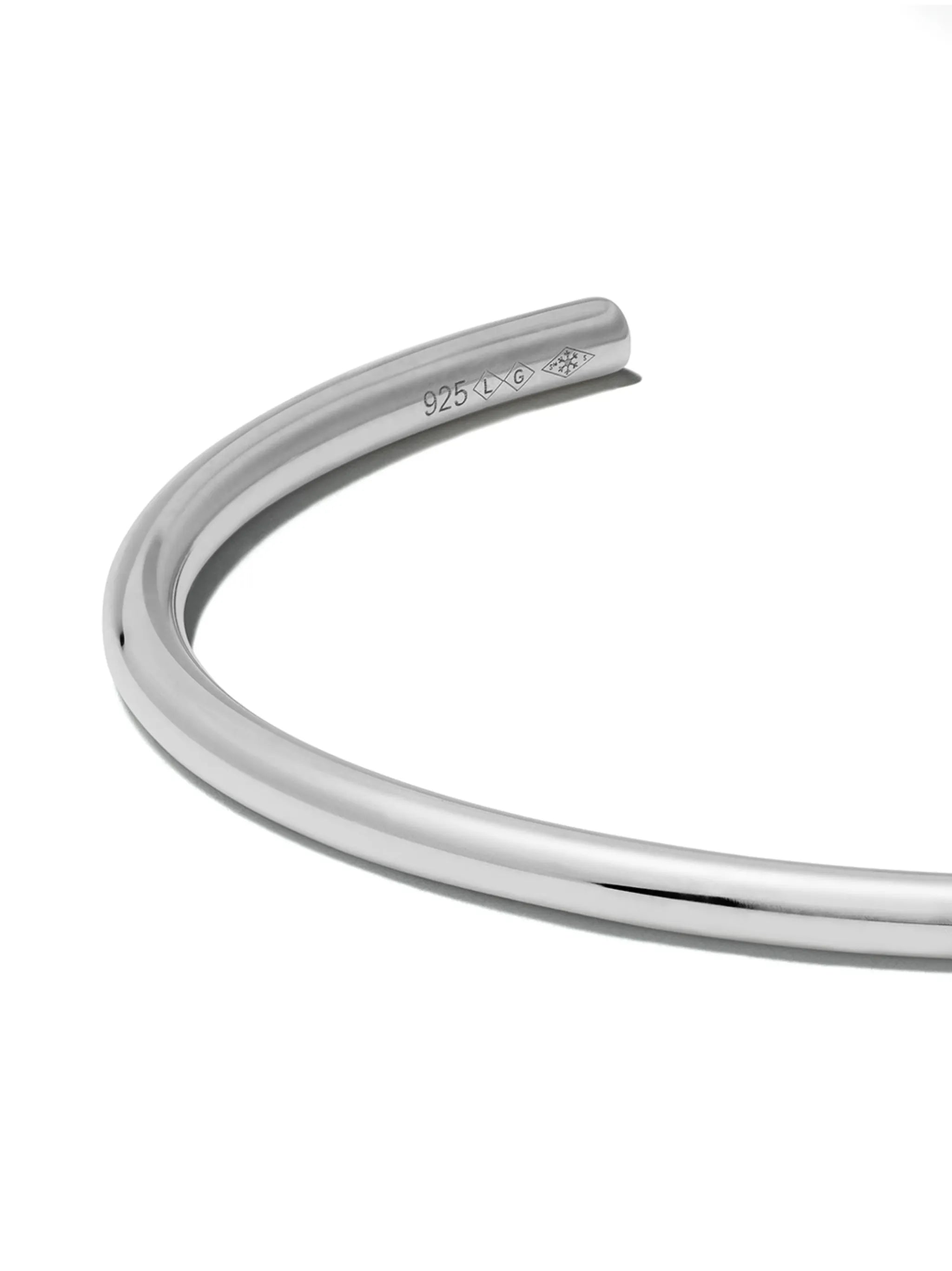 polished bangle bracelet