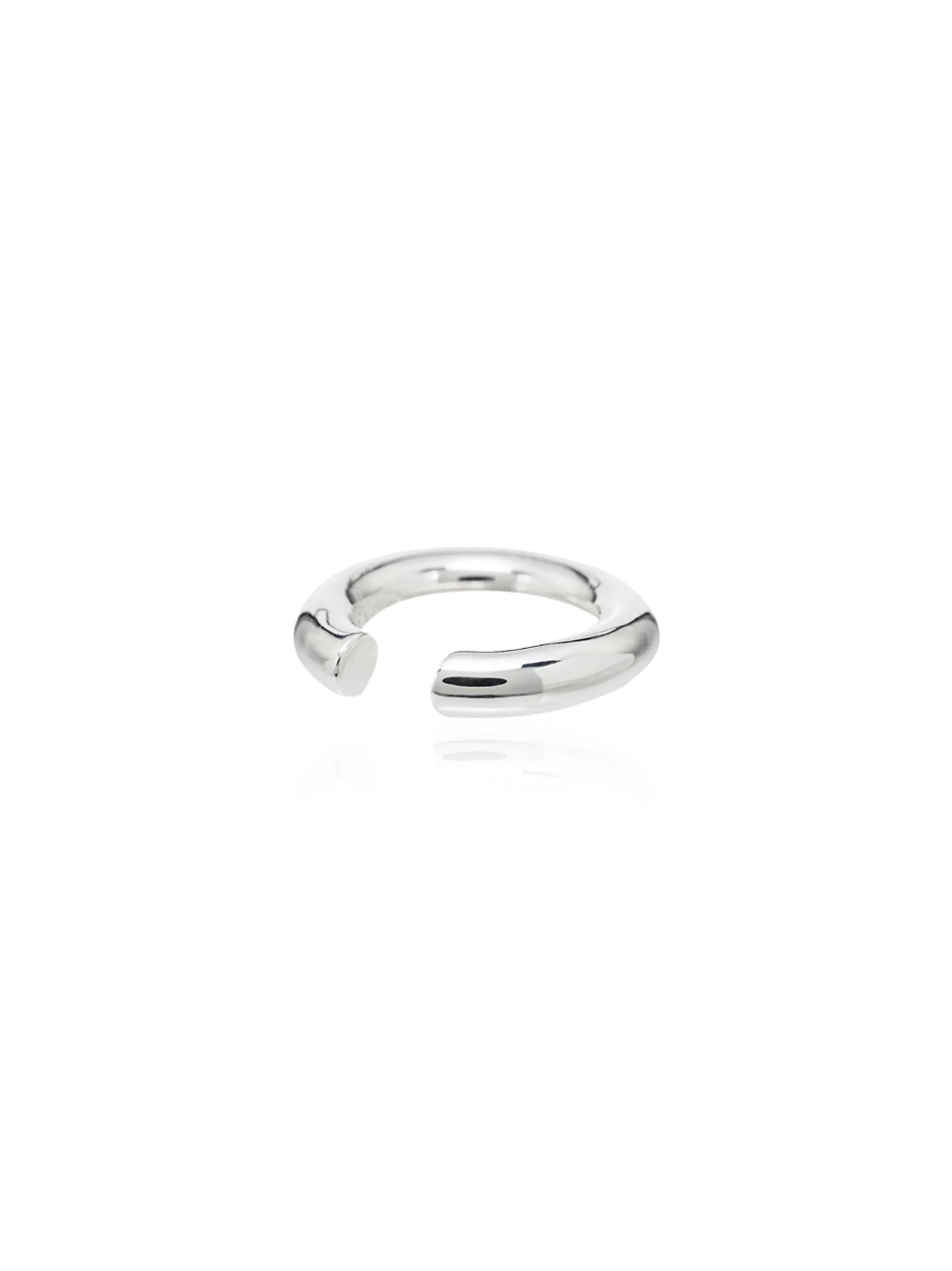 Almost open hoop ear cuff