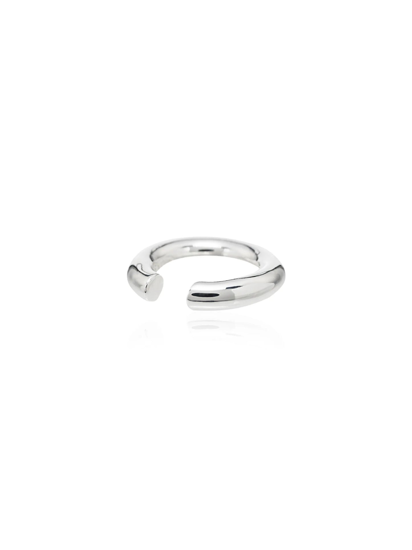 Almost open hoop ear cuff