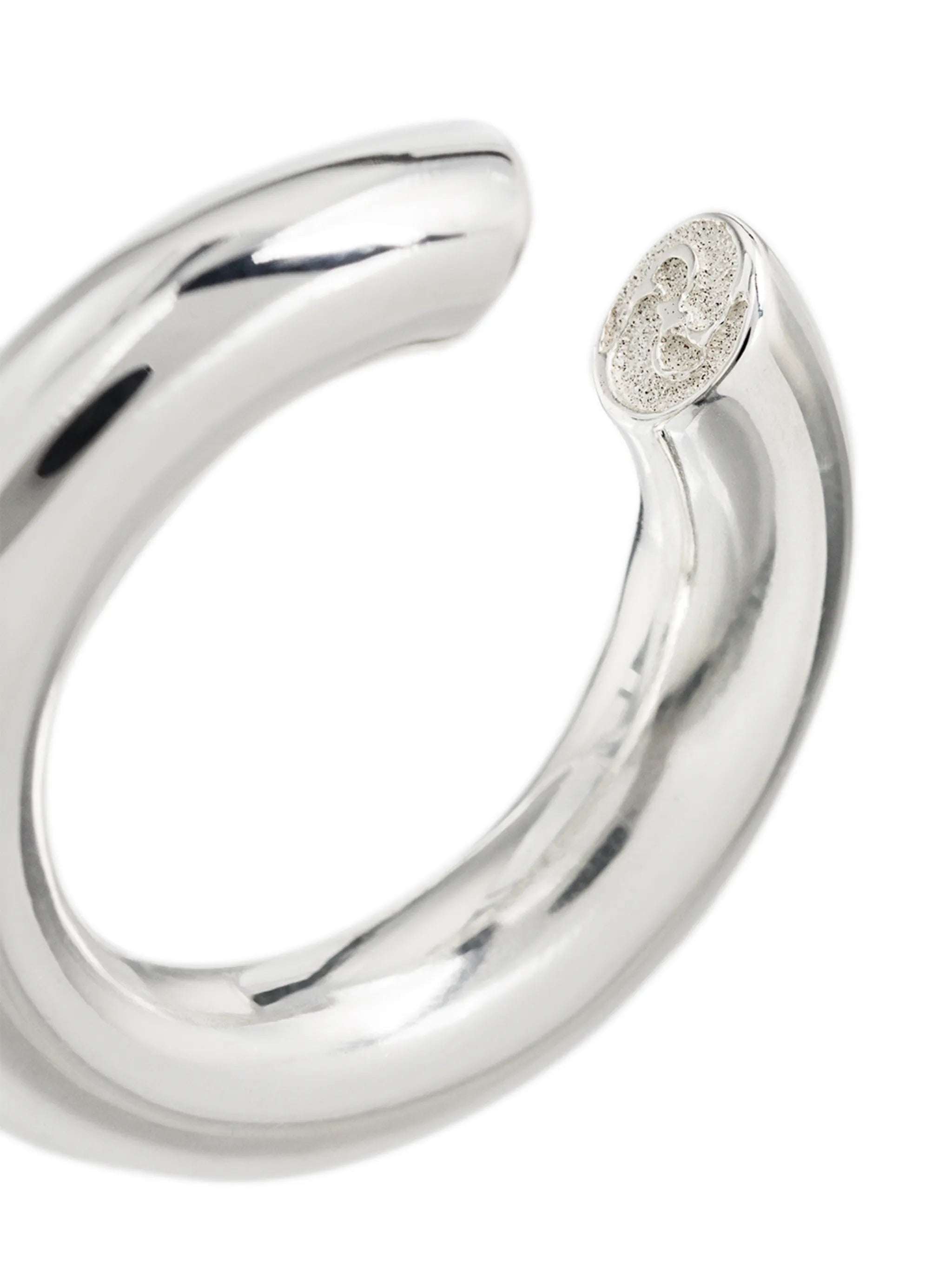 Almost open hoop ear cuff