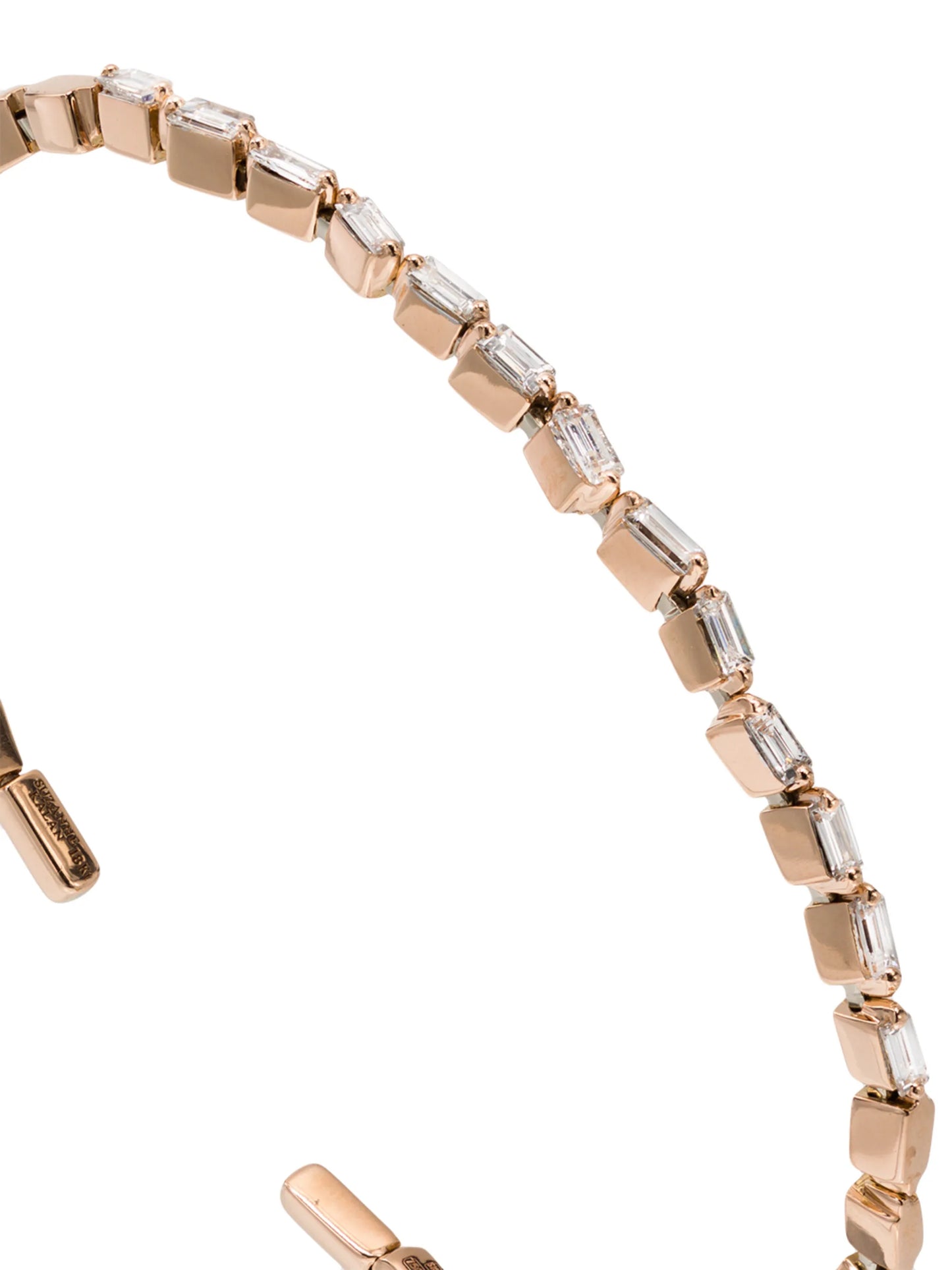 Fireworks 18kt rose gold diamond cuff