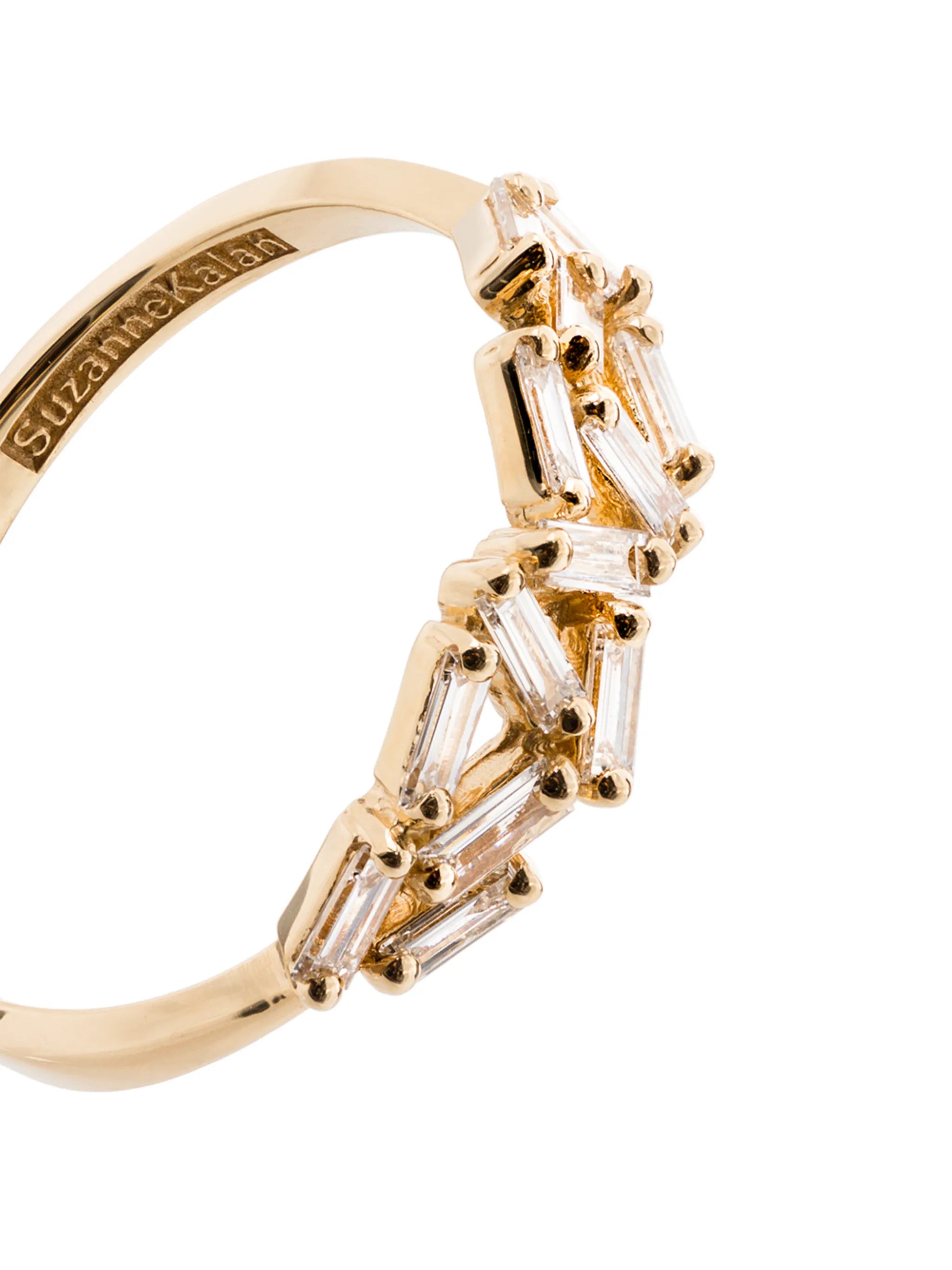 18kt gold Cluster diamond ring