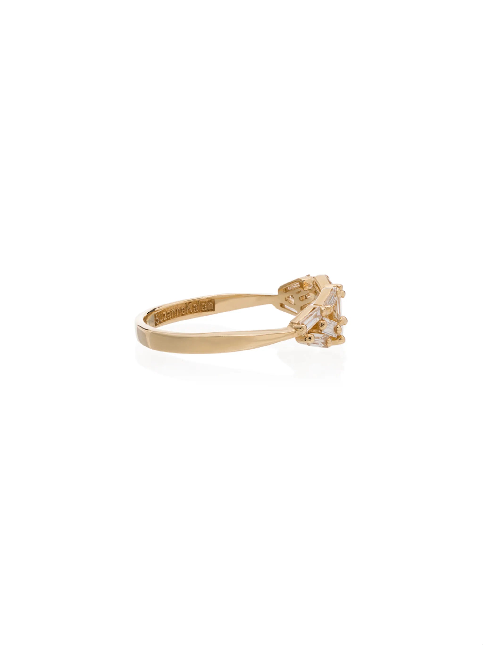 18kt gold Cluster diamond ring