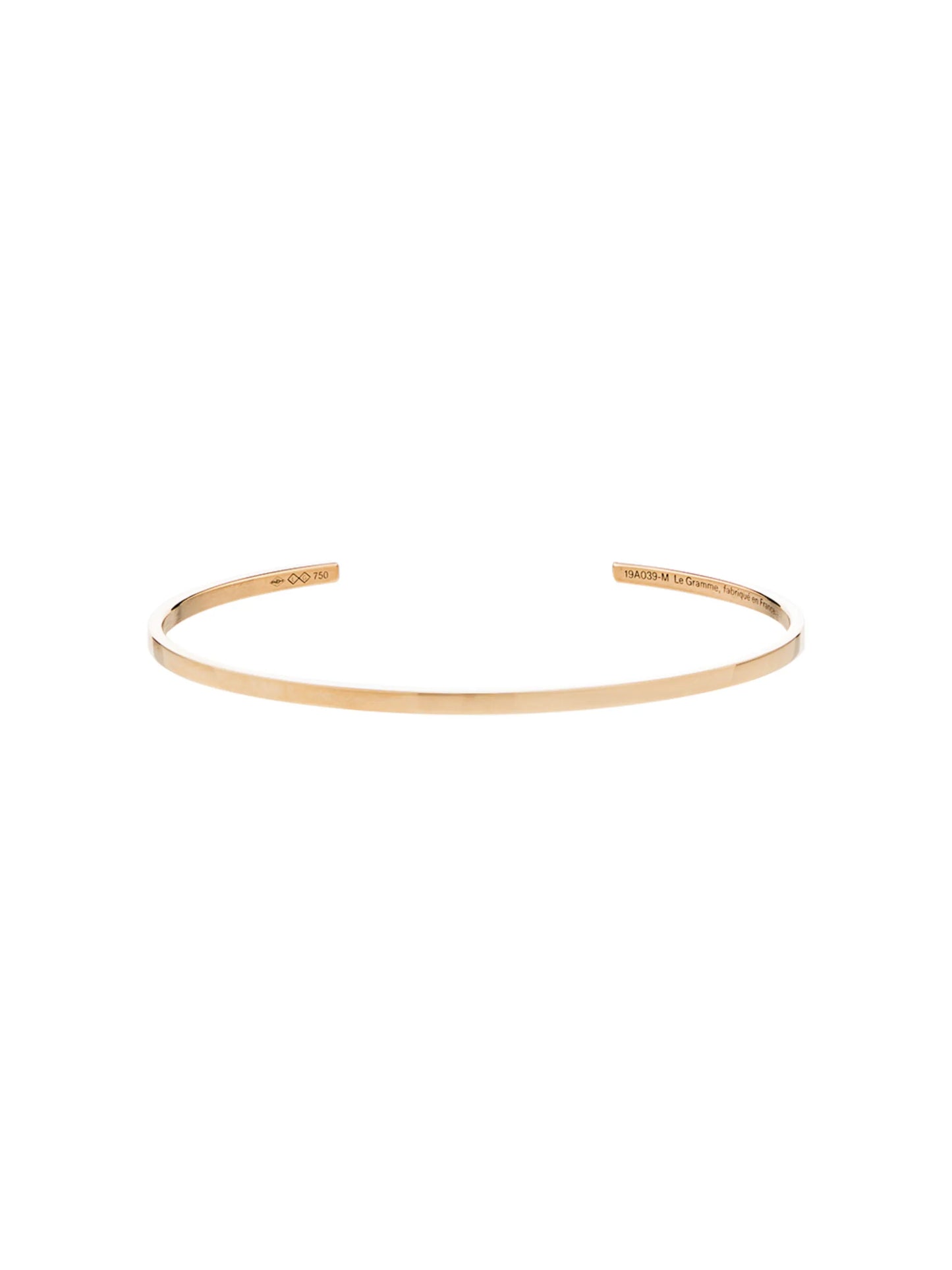 18kt yellow gold ribbon bracelet