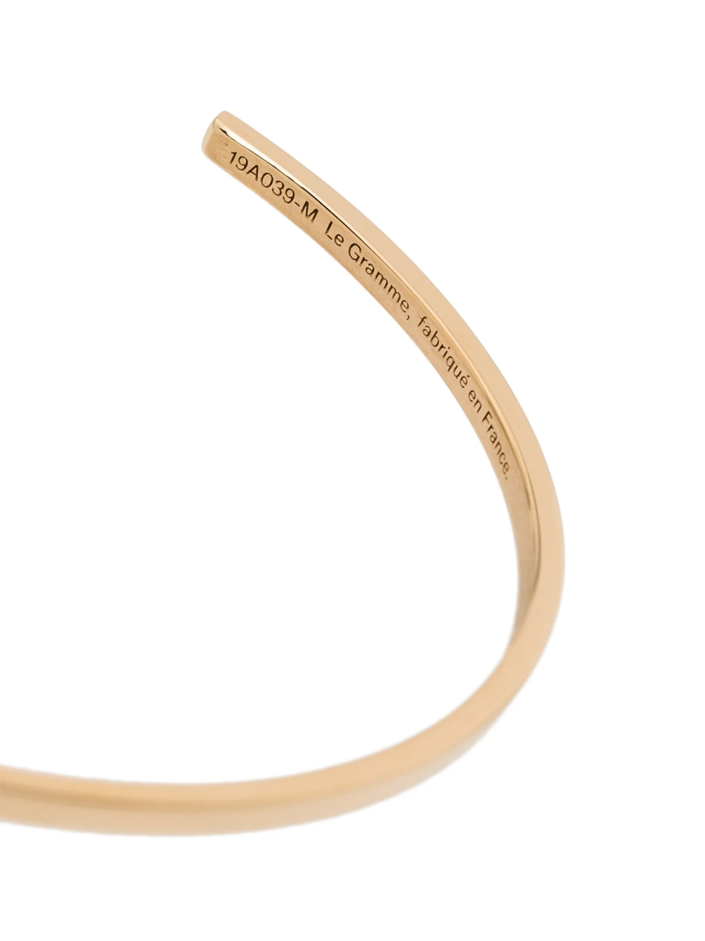 18kt yellow gold ribbon bracelet