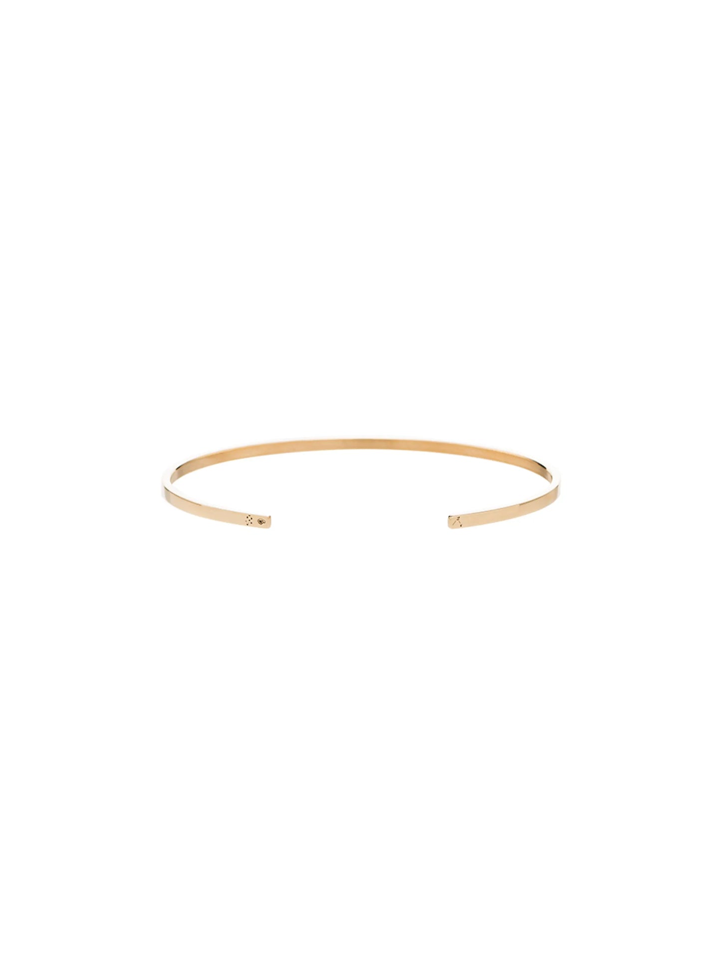 18kt yellow gold ribbon bracelet