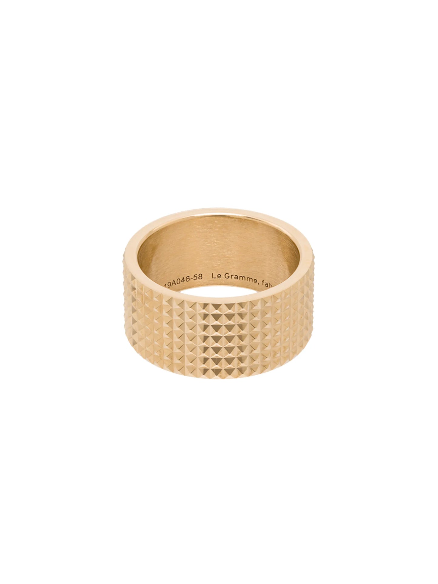 Guilloche smooth ring