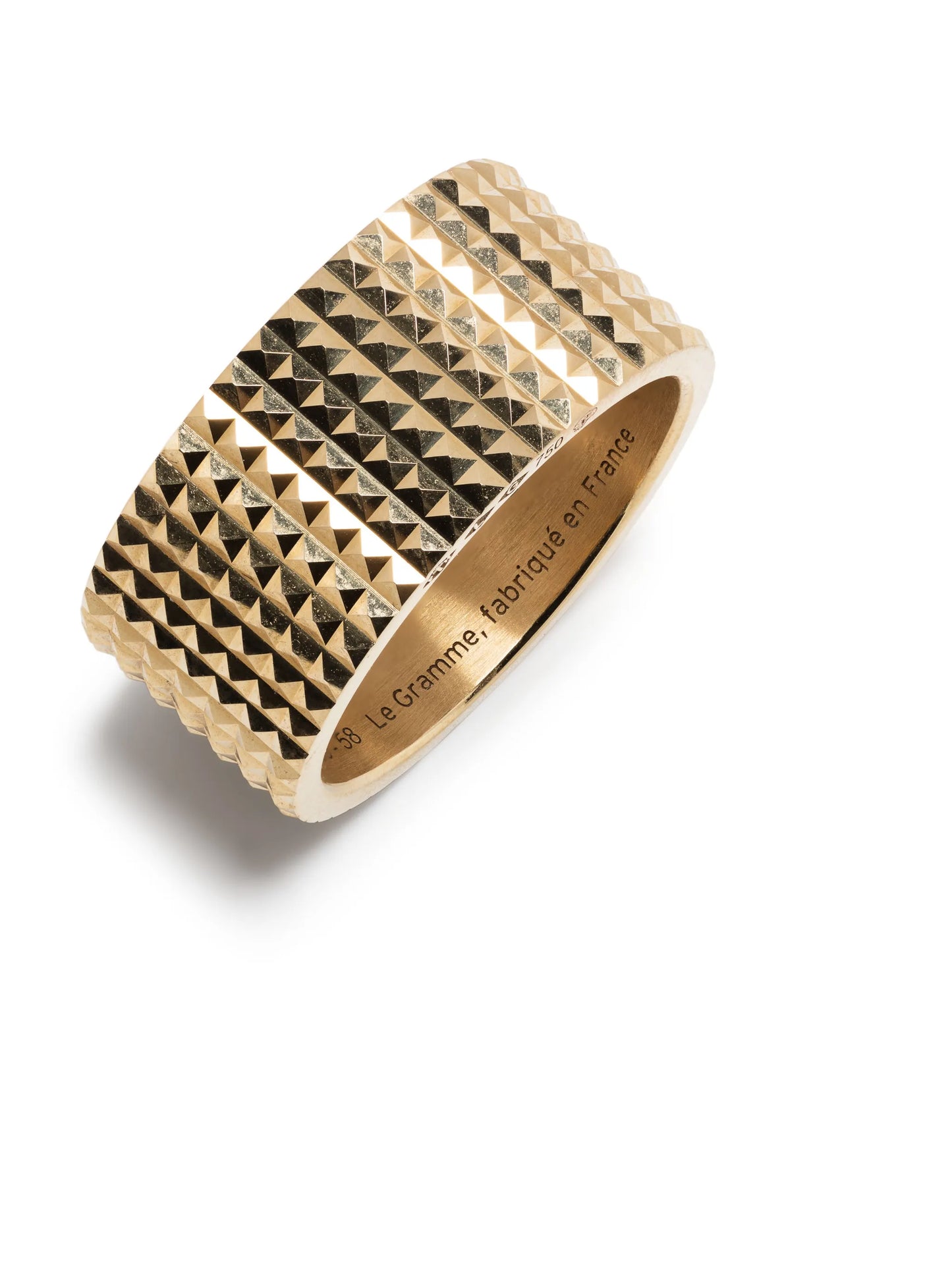 Guilloche smooth ring