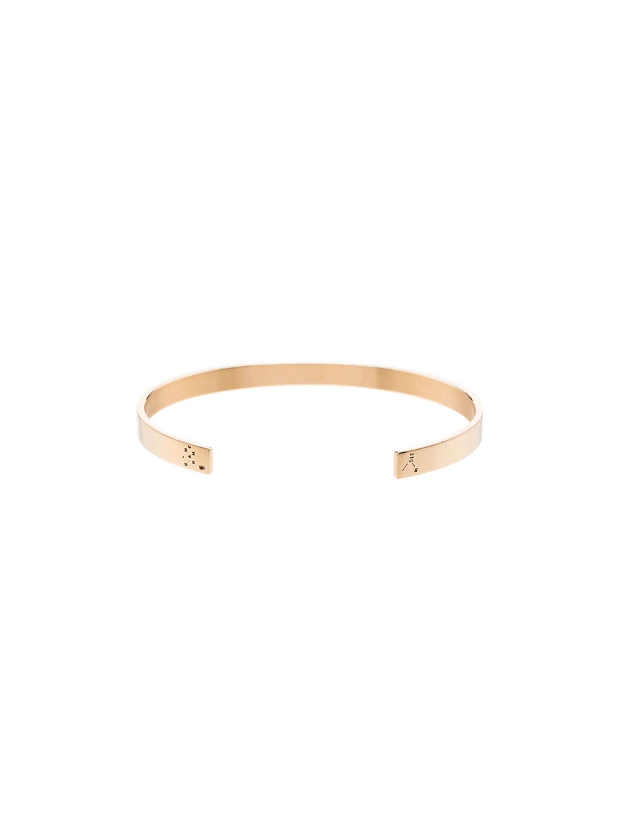 logo engraved bangle