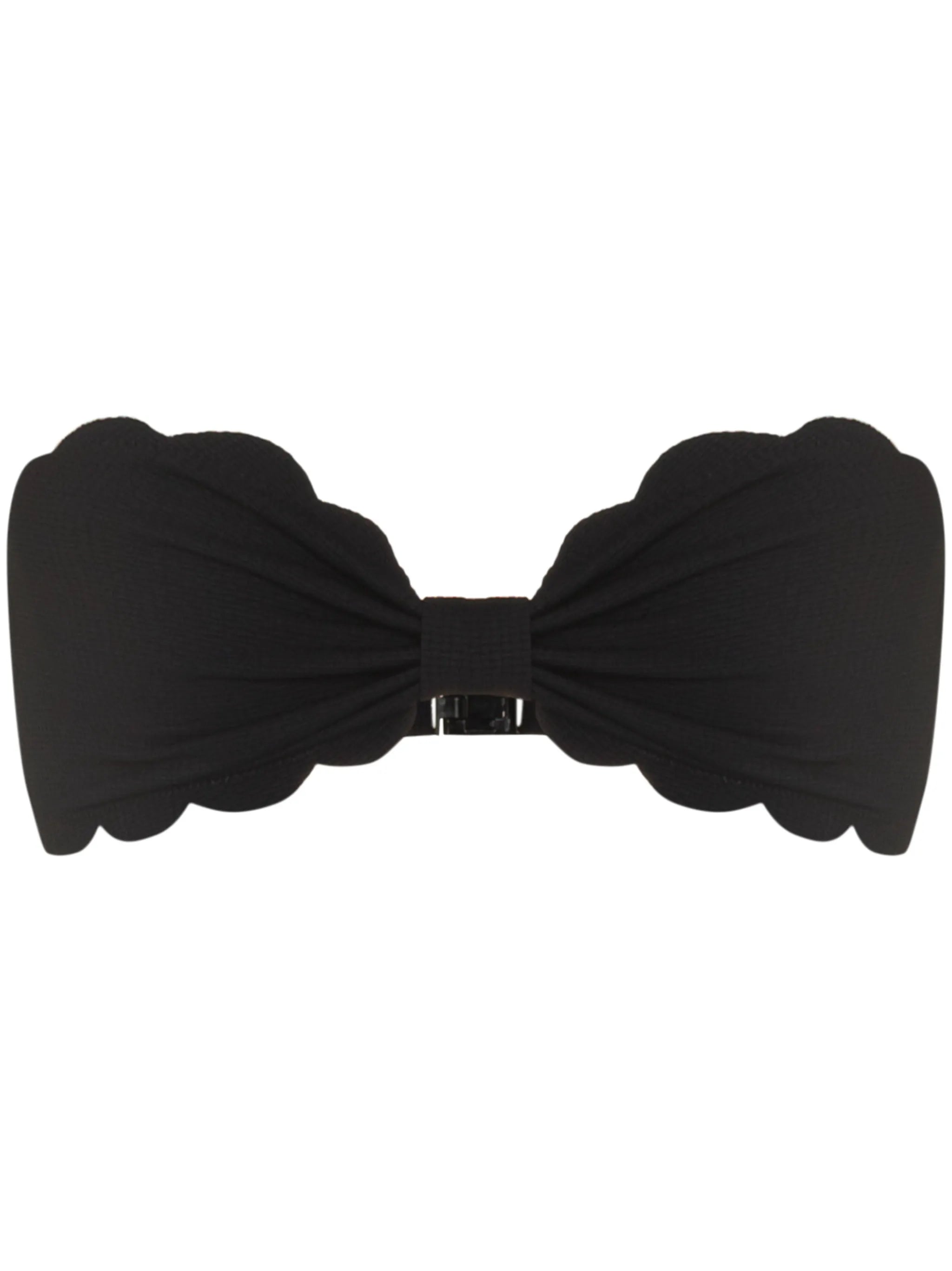 Antibes scalloped-edge bikini top