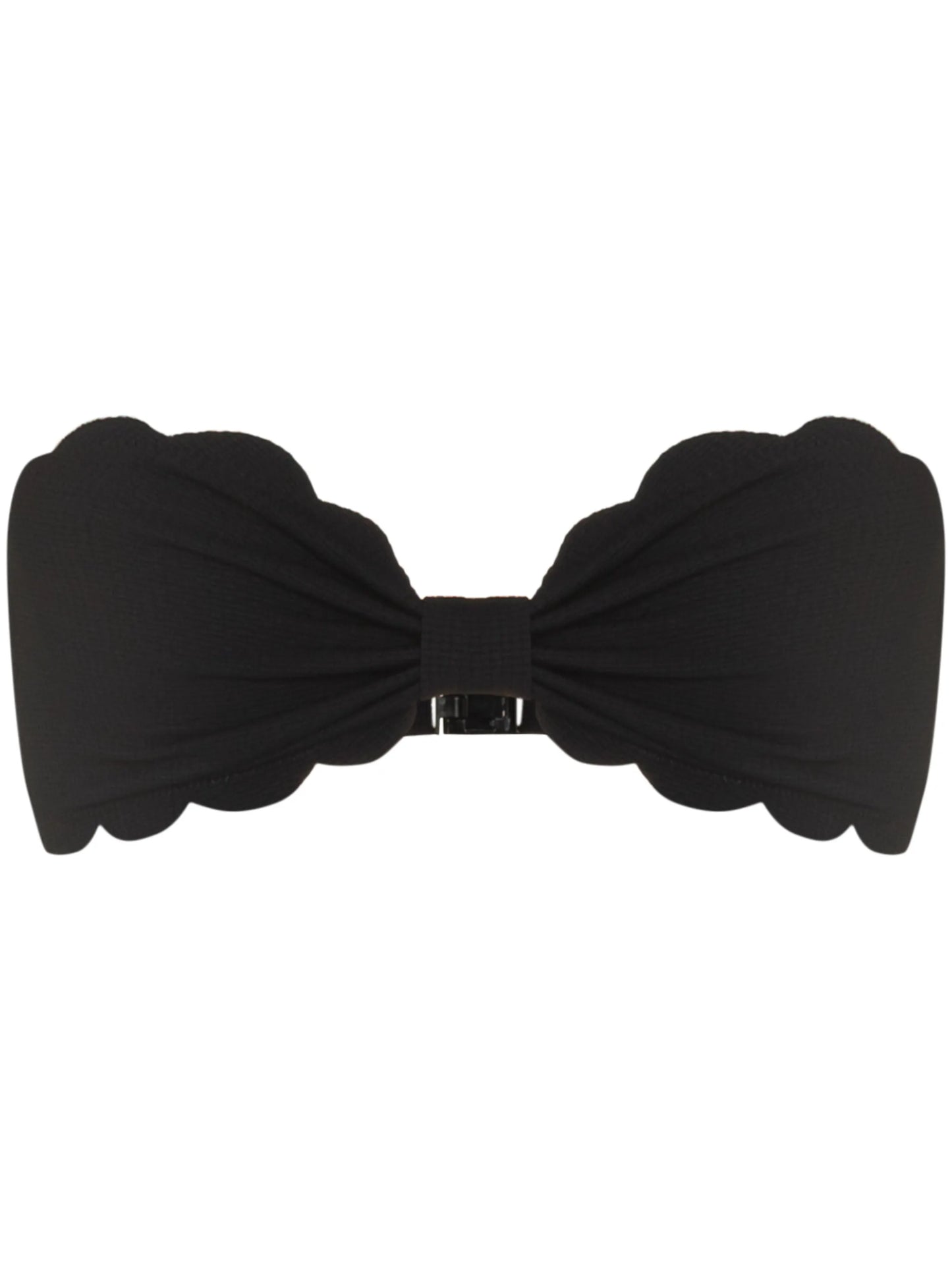 Antibes scalloped-edge bikini top