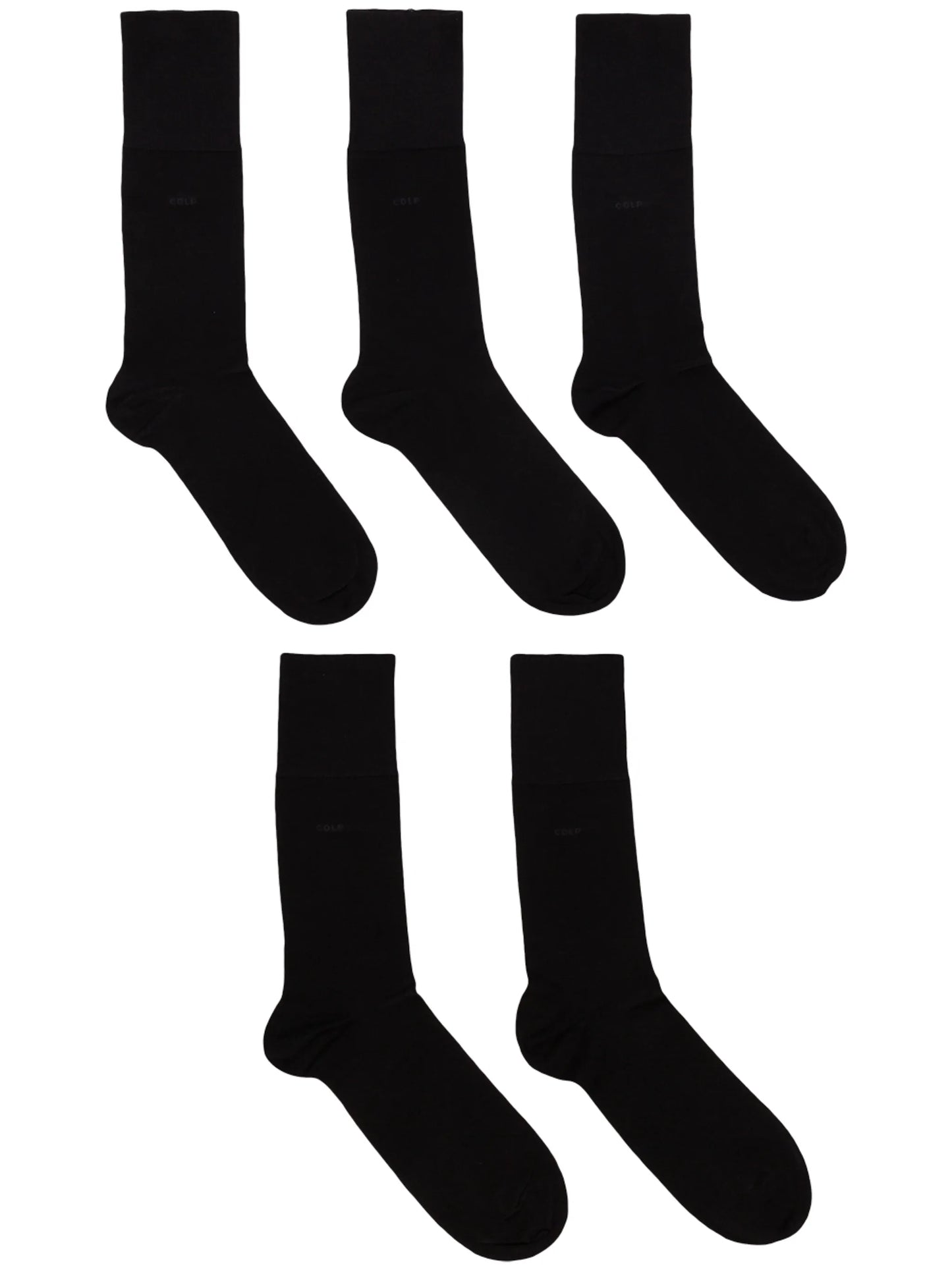 five-pack logo ankle sock set