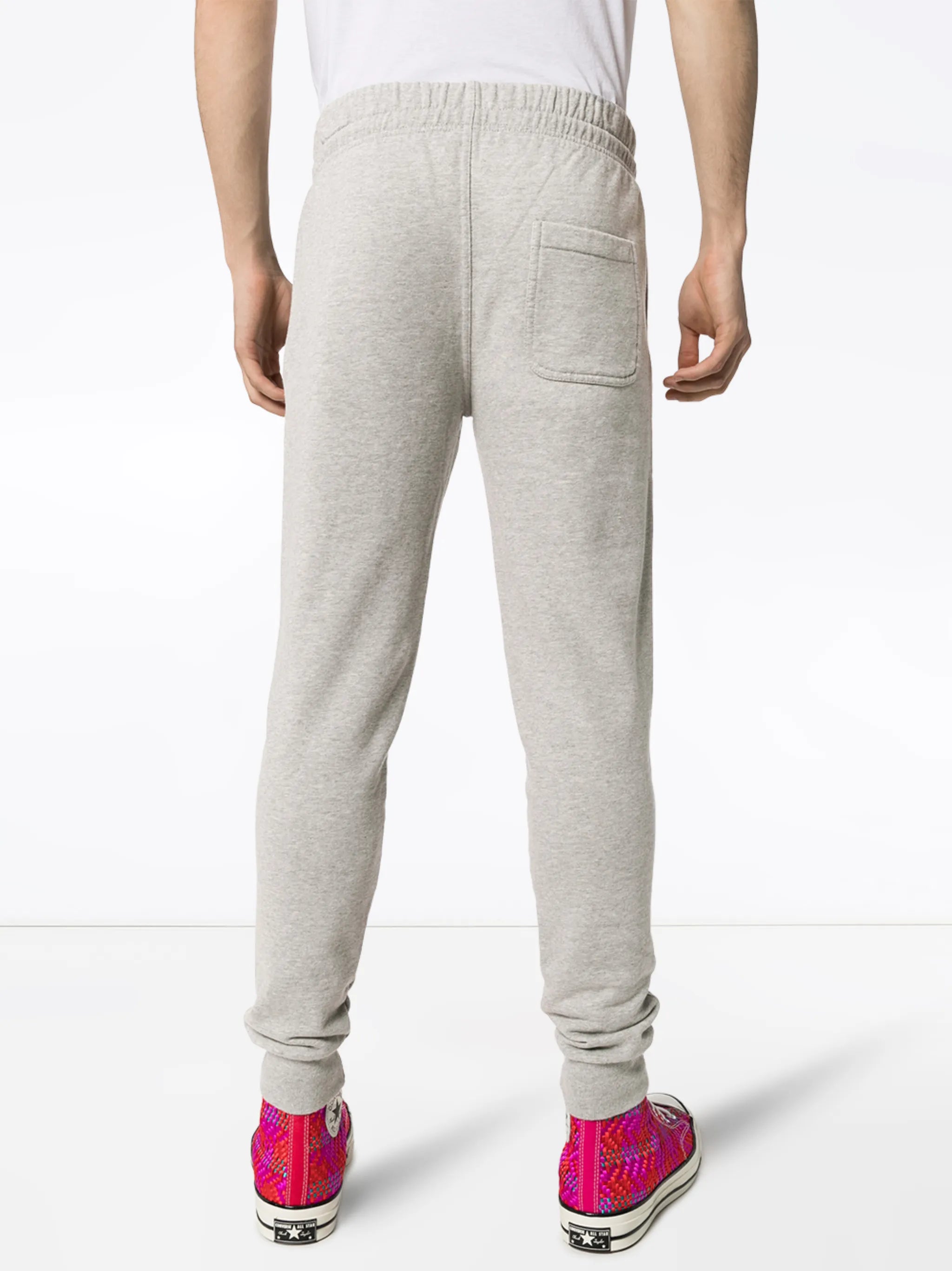 logo-appliqued cotton sweatpants