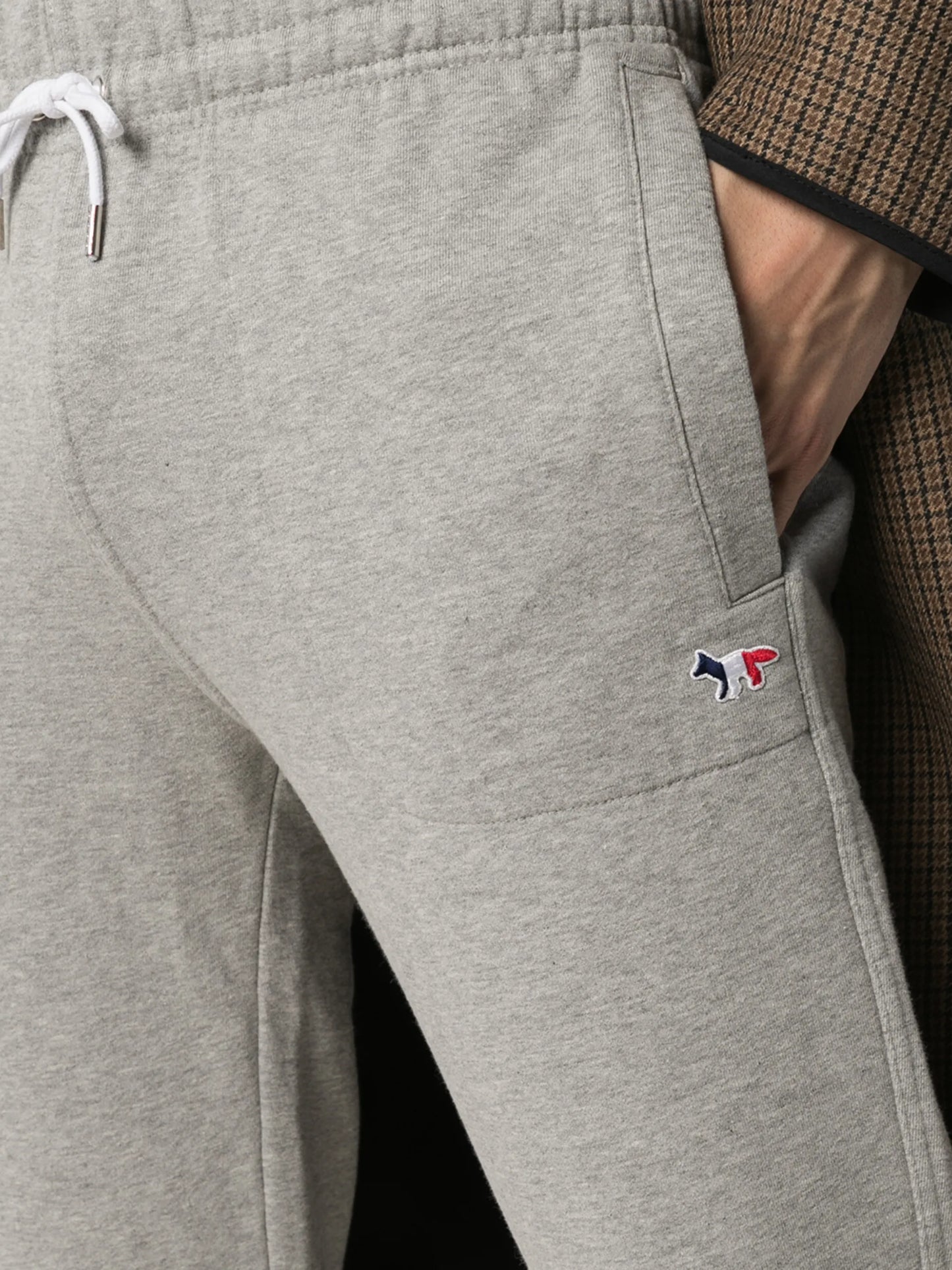 logo-appliqued cotton sweatpants