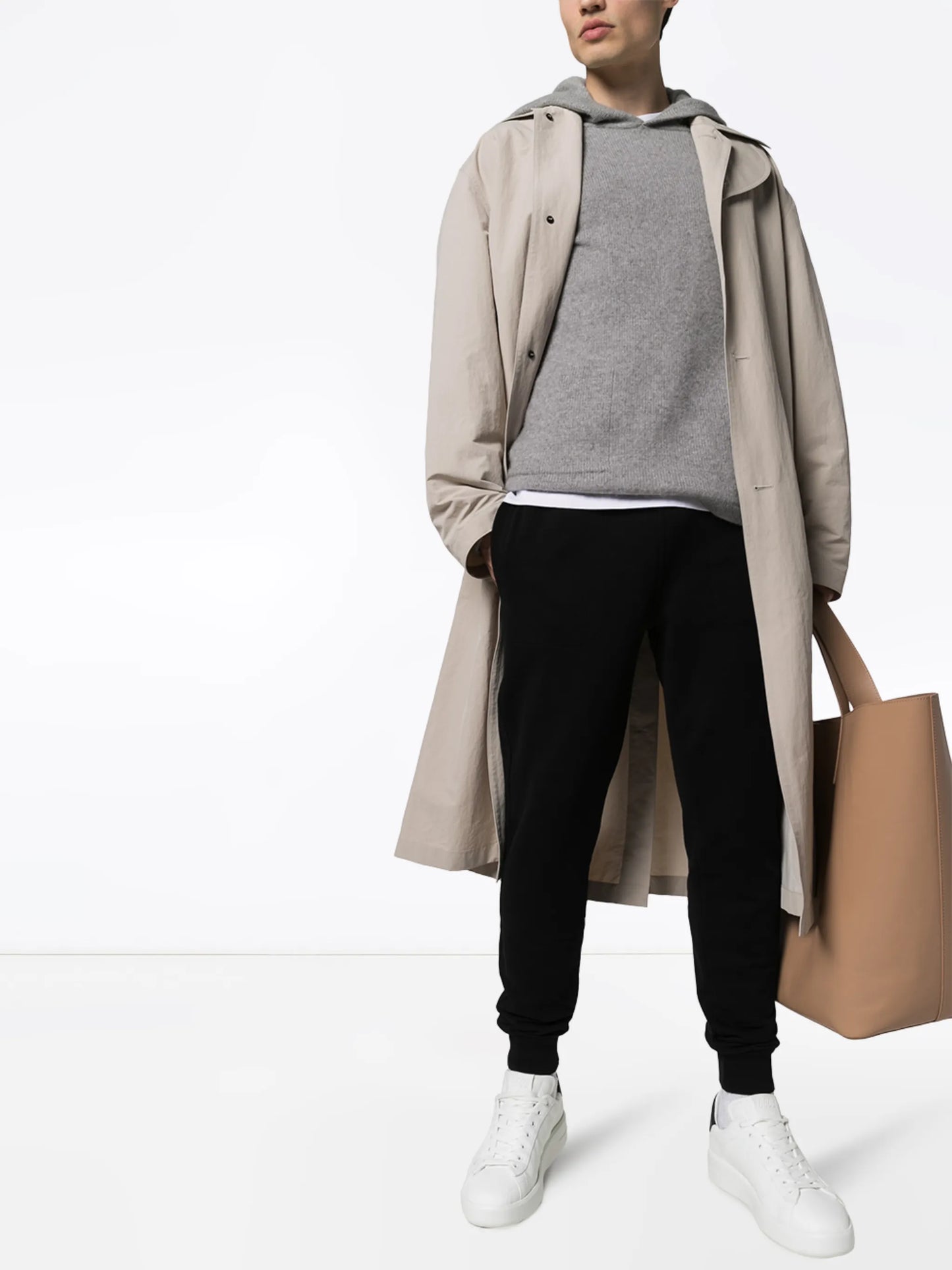 tapered leg track pants