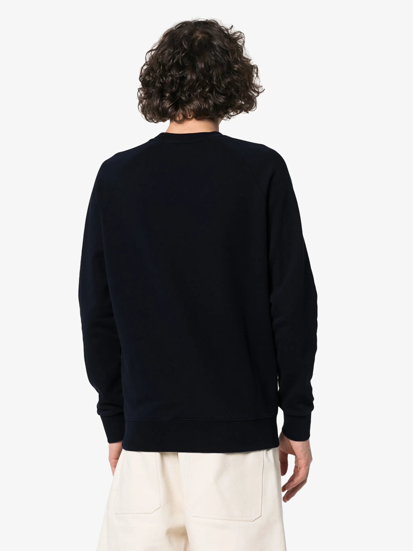 appliqued cotton sweatshirt