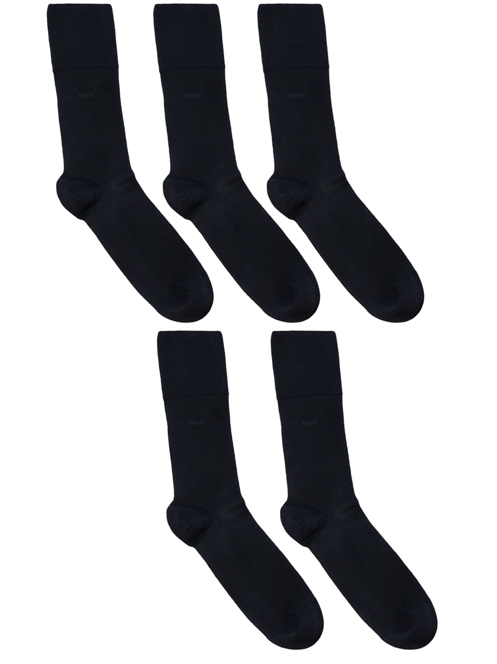 five-pack logo ankle sock set